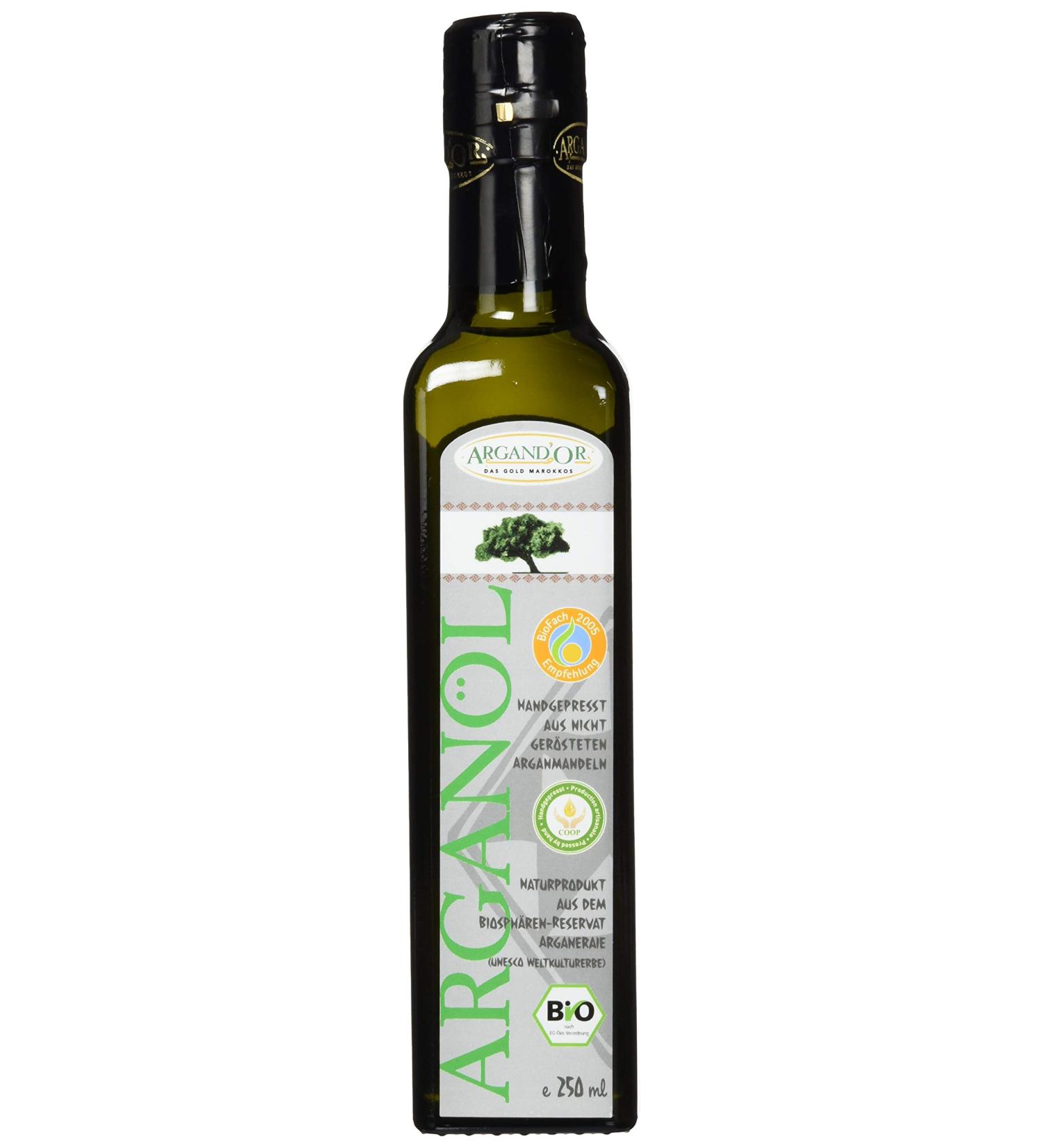 Argand'or Pure Organic Argan Oil 250ml - Premium Moroccan Oil for Skin & Hair Care | Buy Internationally - Buy Online on GoSupps.com