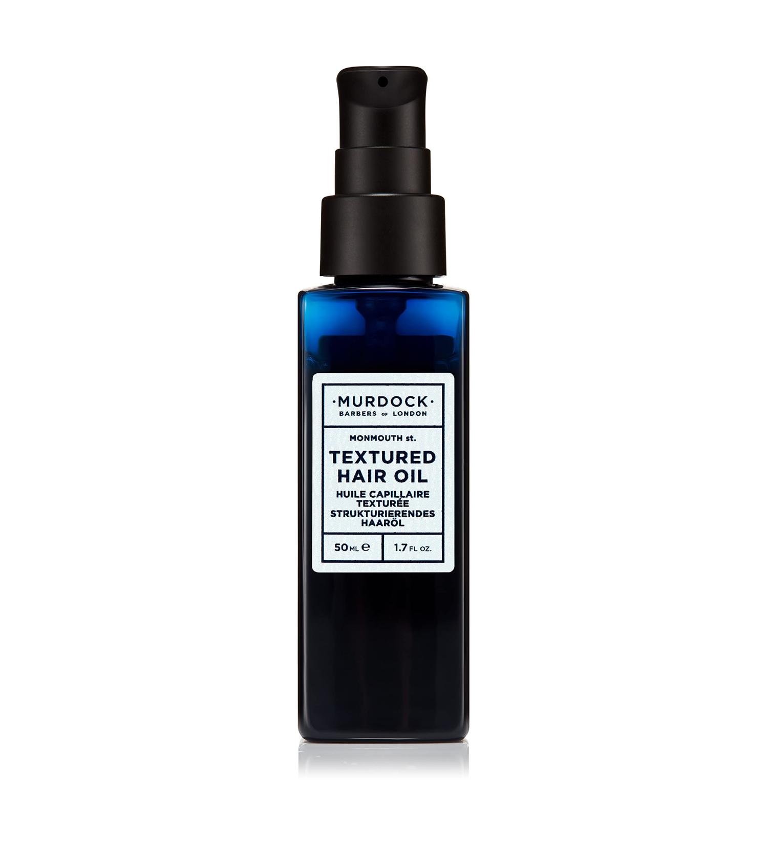 Murdock London Textured Hair Oil with Black Cumin and Macadamia - Ultimate Hydration and Healthy Sheen for Curly Hair 150ml