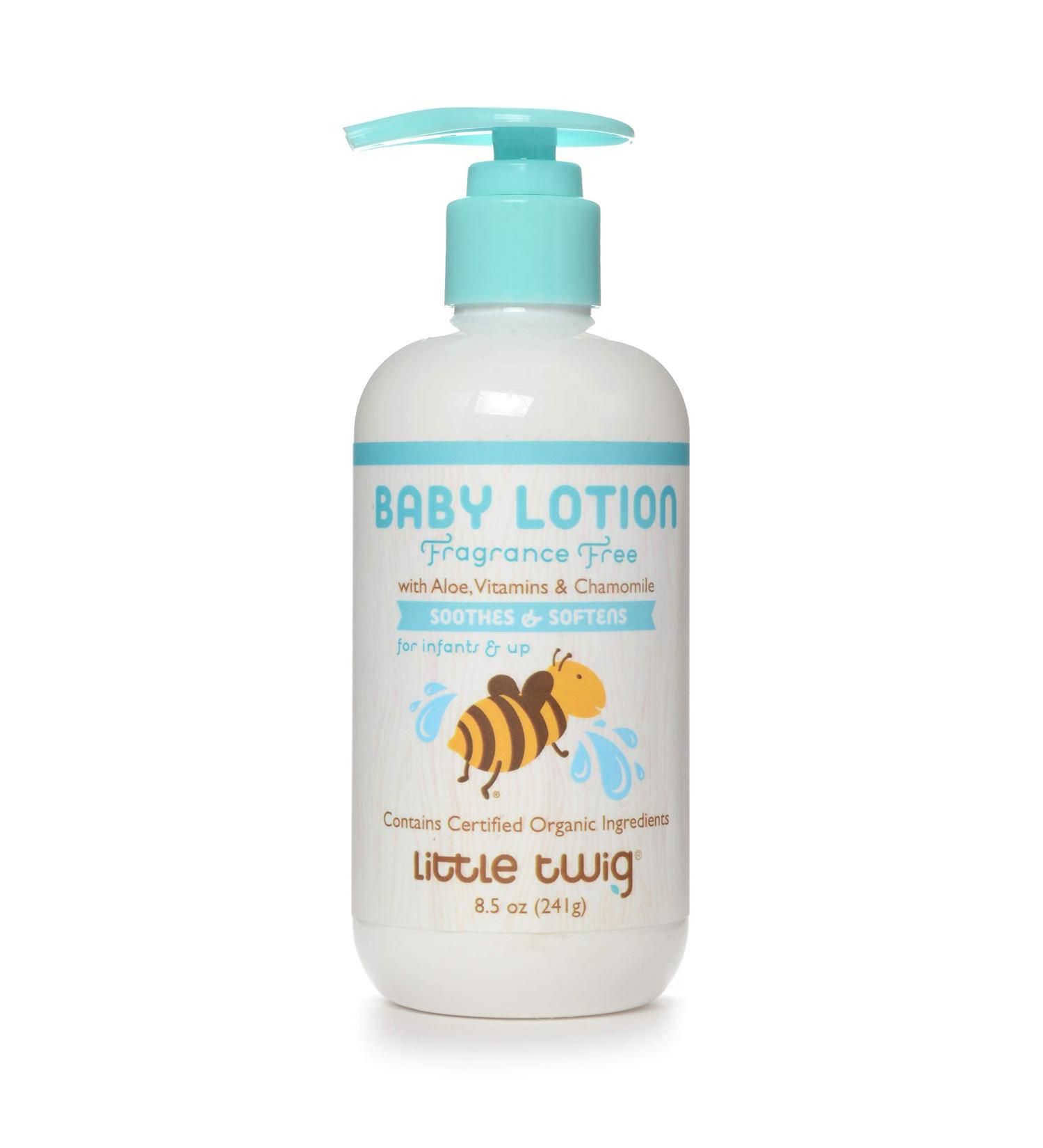 Little Twig Baby Lotion - Natural Fragrance-Free Formula 8.5 fl oz | Gentle & Safe for Babies - International Shipping Available - Buy Online on GoSupps.com