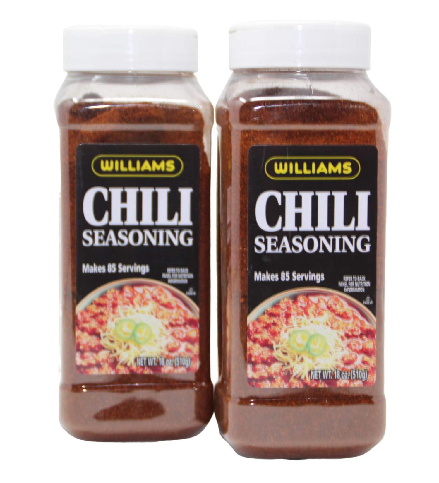 Williams Chili Seasoning Mix 18 oz - Set of 2 | Premium Quality Blend - Buy Online on GoSupps.com