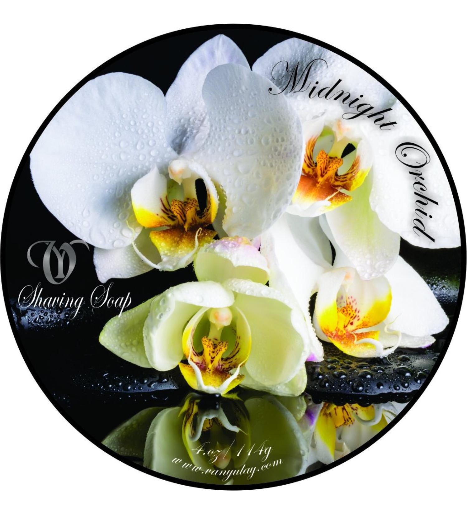 Shaving Soap of the Gods Midnight Orchid 4.oz