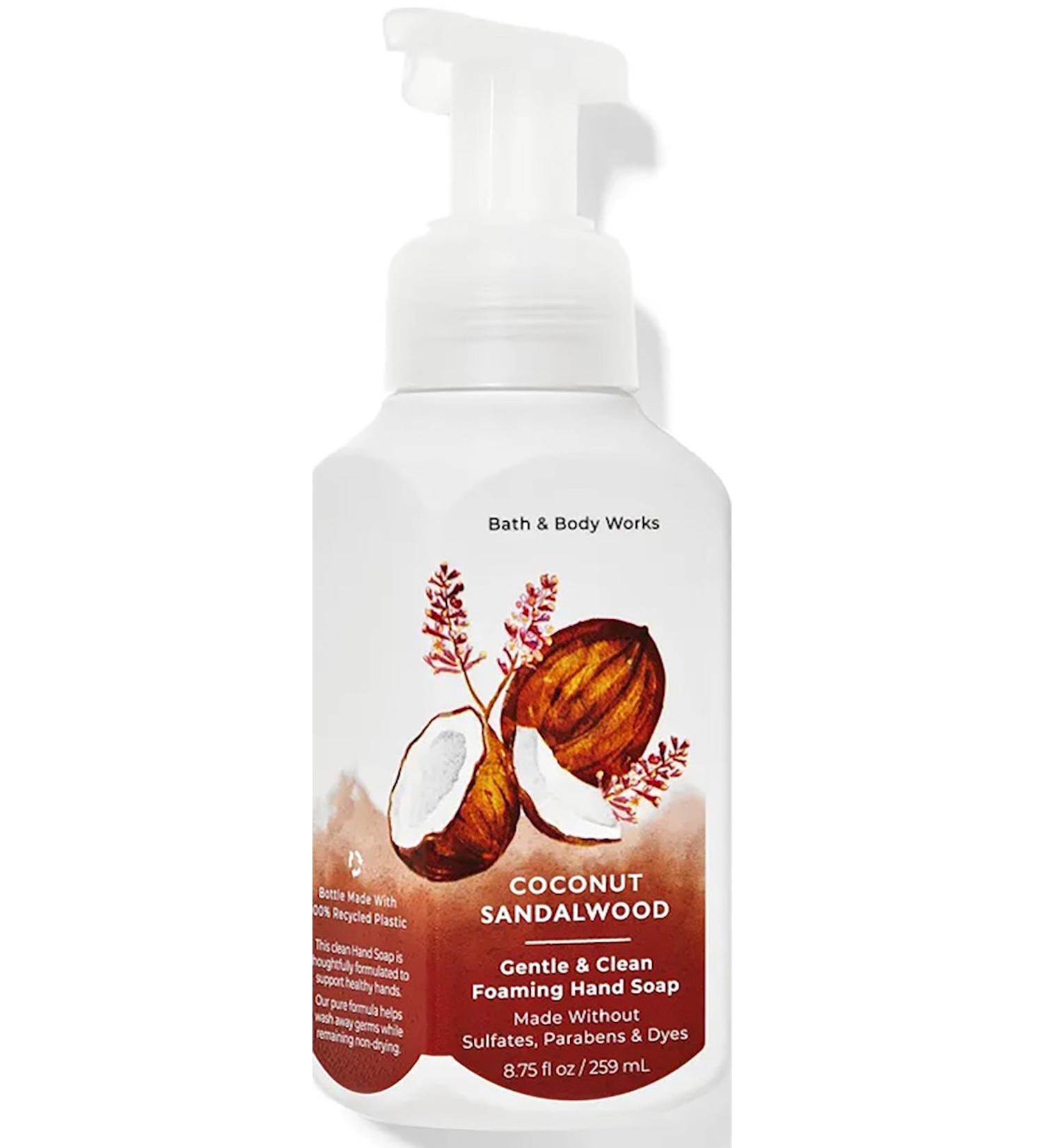 Bath and Body Works Coconut Sandalwood Gentle Foaming Hand Soap 8.75 Ounce (Coconut Sandalwood)