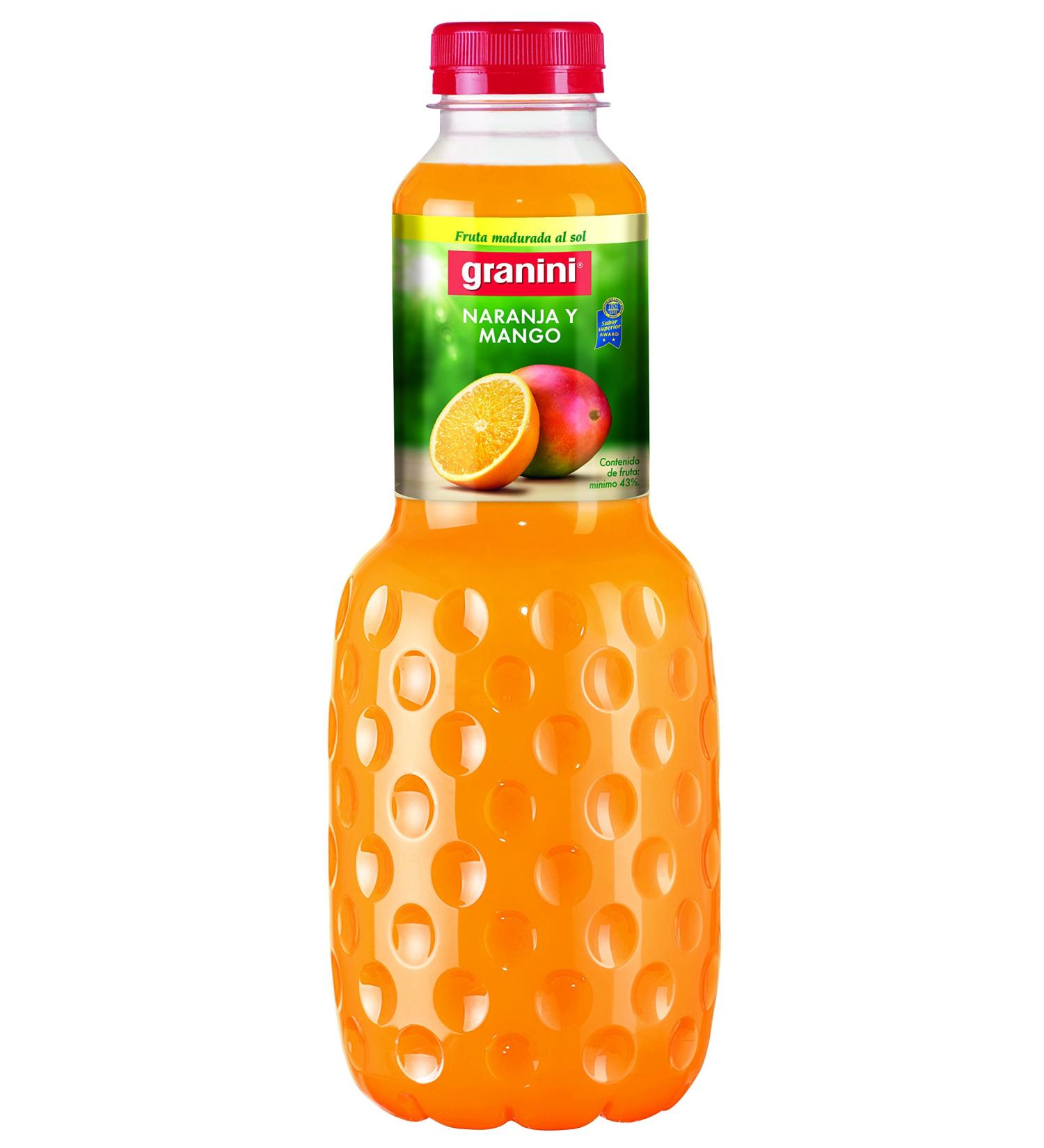Granini Granini - Zumo Orange-Mango 1 L - Lot de 6