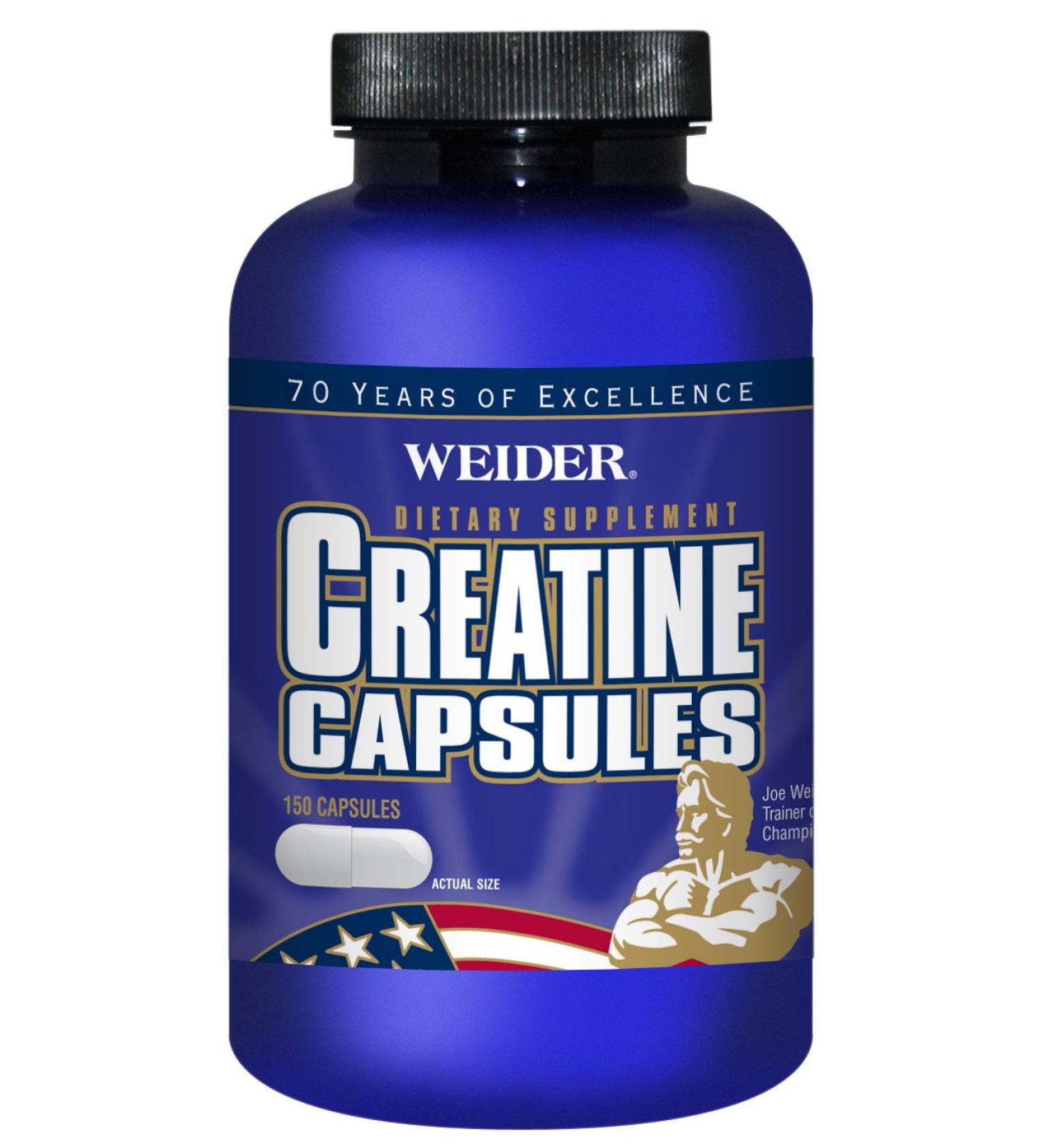 Weider Creatine Capsules - 150 Capsules