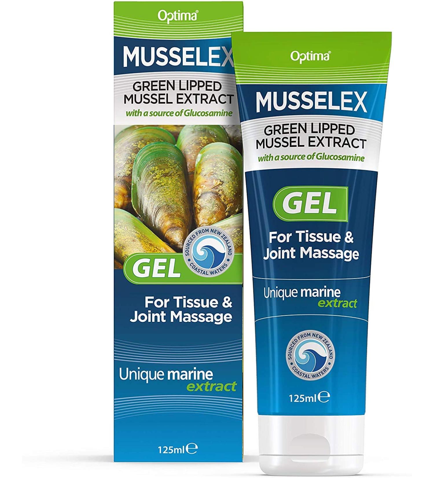 Optima Musselex Gel - Green Lipped Mussel Extract 125 ml (Pack of 3) - Buy Online on GoSupps.com