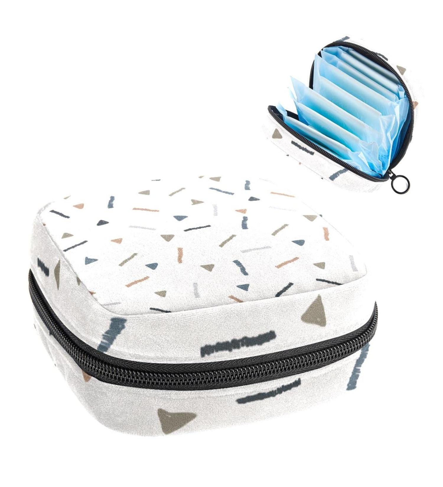 Womens Bonds Storage Pockets - Portable Floor Patterned Period Kit & Feminine Product Bag | Ideal for Women & Girls - Buy Online on GoSupps.com