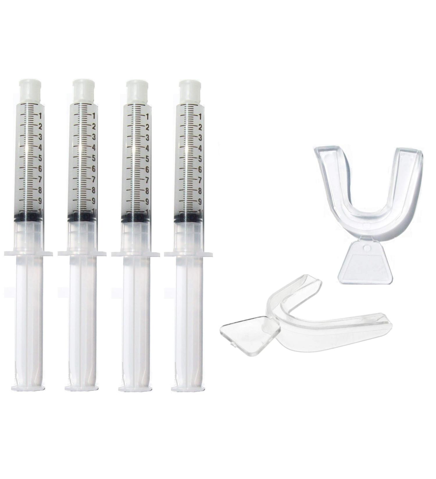 Professional Teeth Whitening Kit - 22% Carbamide Peroxide Gel, 40ml Gel Dispensers, 2 Dental Trays - Buy Online on GoSupps.com
