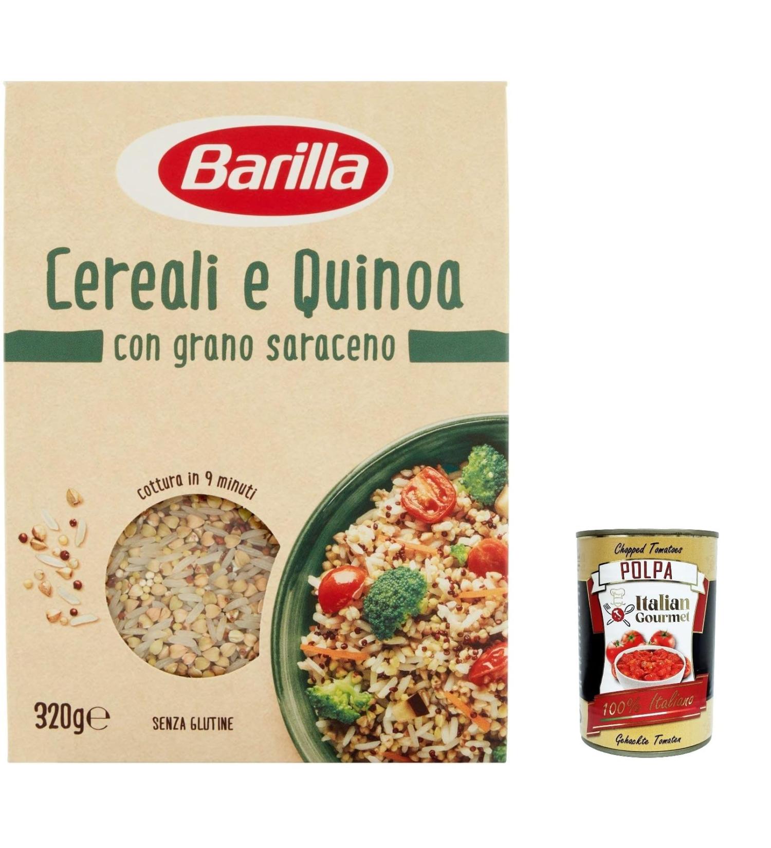  Italian Gourmet E.R. 3 x Barilla Cereali e Quinoa gluten-free gluten-free mixture of cereals and quinoa gluten-free 320 g + Italian gastronomic pulp 400 g - Buy Online on GoSupps.com