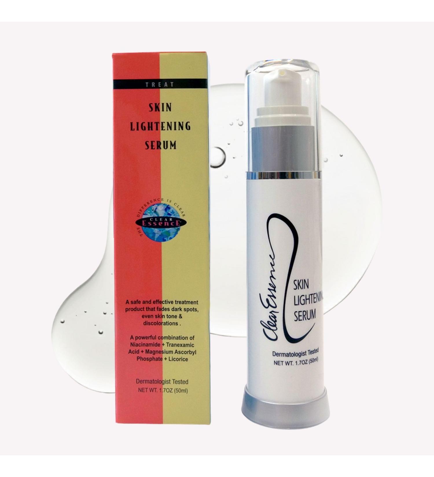 Clear Essence Skin Lightening Serum 1.7oz Brightening Vitamin C for Face Dark Spot Remover Anti Aging Hyperpigmentation & Acne Scar Correcting Serum - Buy Online on GoSupps.com