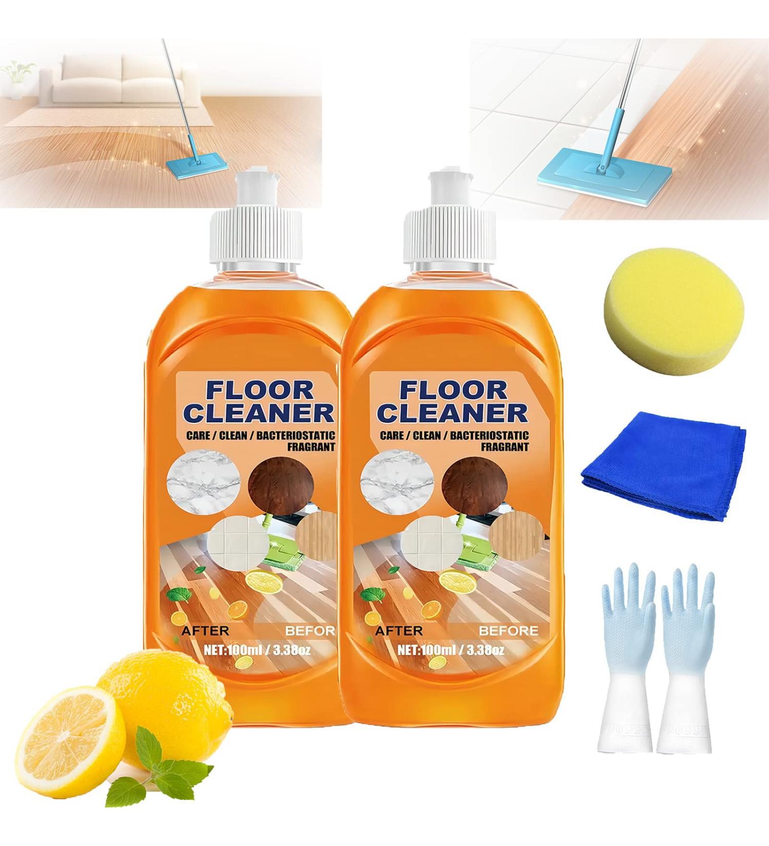 HOPASRISEE Multi-purpose Floor Cleaner Powerful Decontamination Floor Cleaner Hardwood Floor Cleaner Orange Multi Purpose Floor Cleaner for Wood Tile Floors Bathroom Kitchen Floor (2pcs) - Buy Online on GoSupps.com