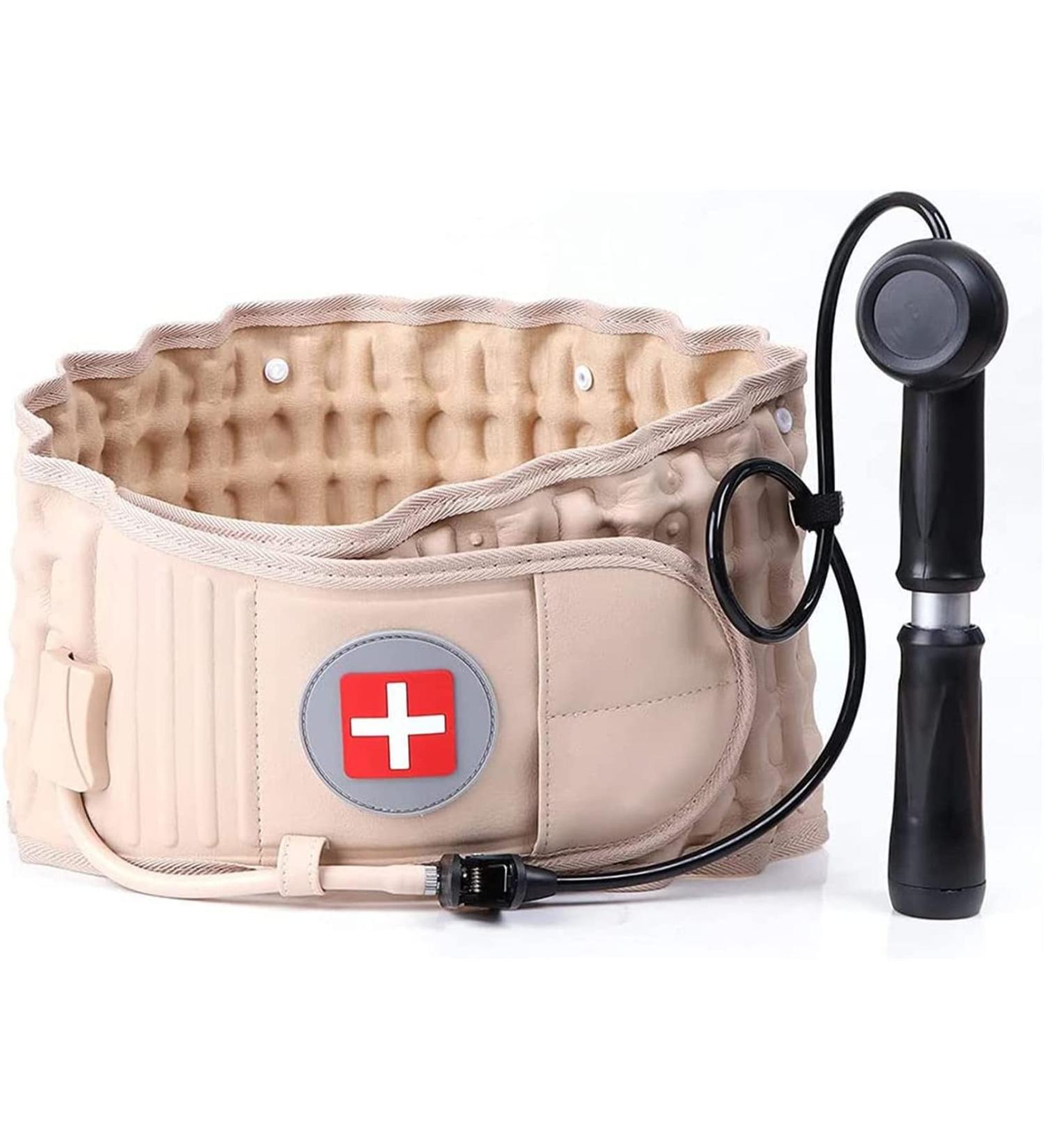EAYH Lumbar Vertebral Decompression Back Belt | Pain Relief Device for Lower Back | Traction for 29-49 Inch Waist Men & Women - Buy Online on GoSupps.com