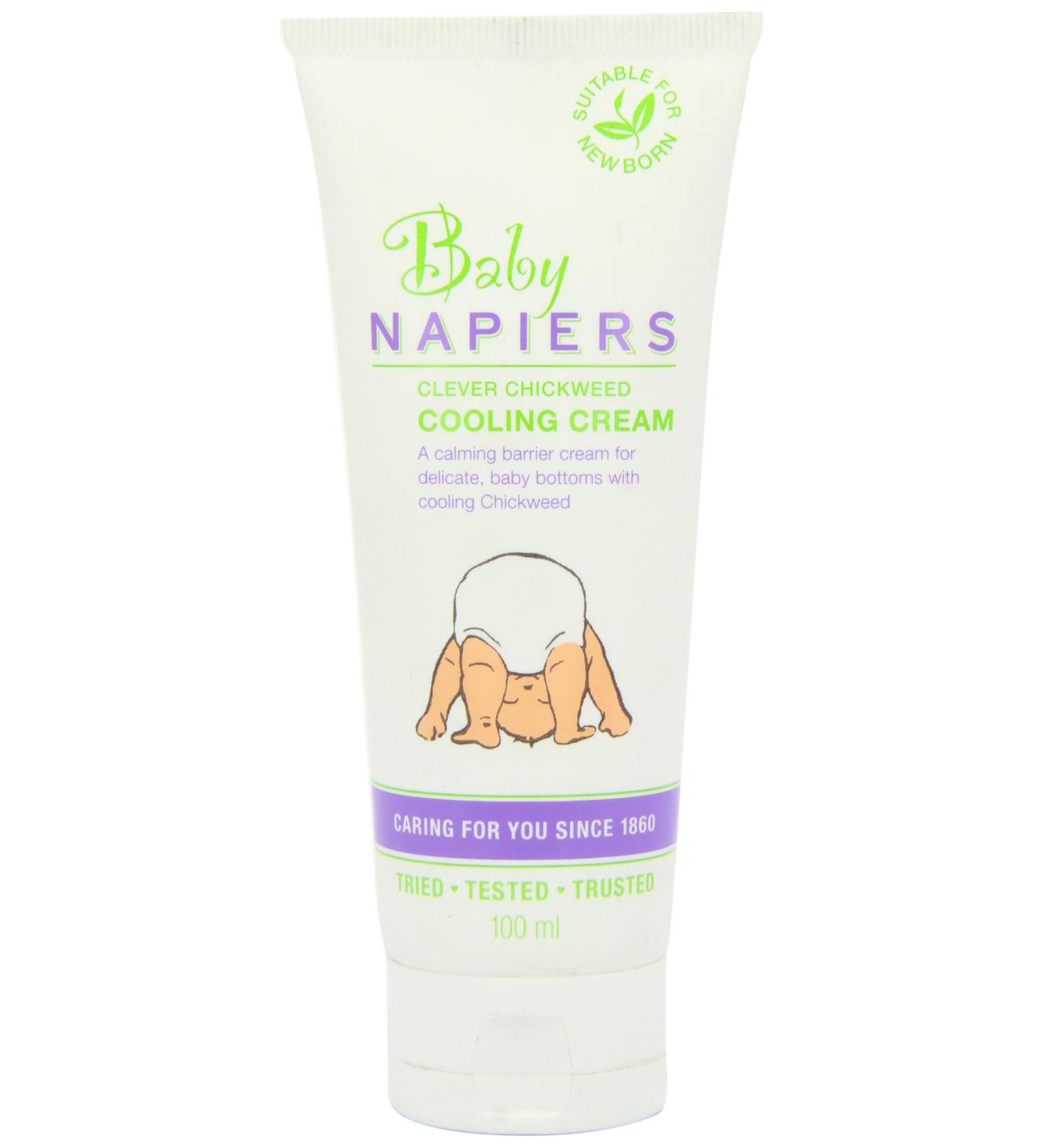 Napiers Baby Clever Chickweed Cooling Cream 100ml - Natural Herbal Skin Care