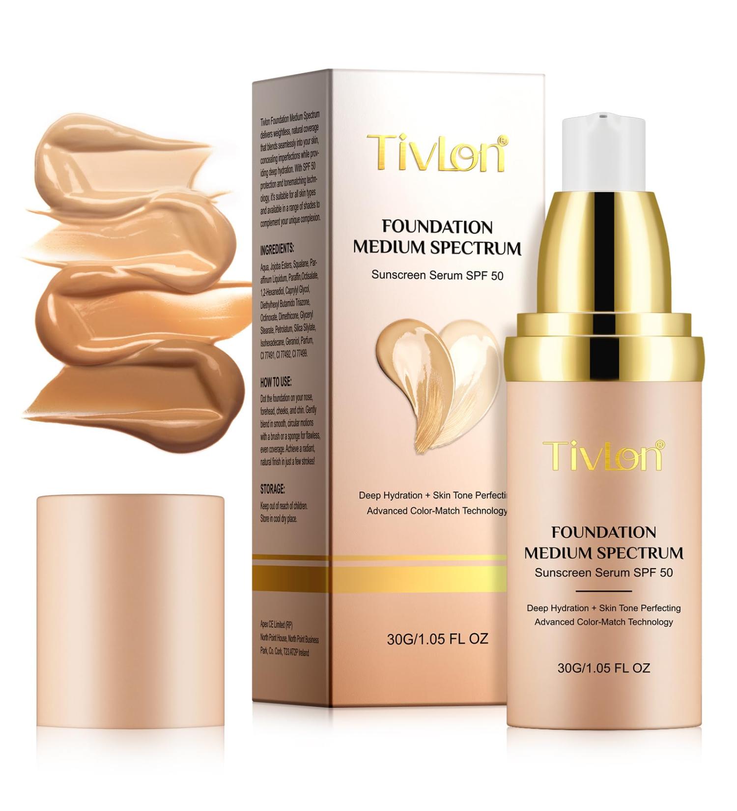 Couleur Changeant Chaude Peau Tone Fondation Cr me De Fondation Fondation Hydratante De Ton De Peau Chaude Finition Lisse Sans Poids Impermeable L'Eau Et L' preuve Du Transfert Avec Spf50+ - 30Ml - Buy Online on GoSupps.com