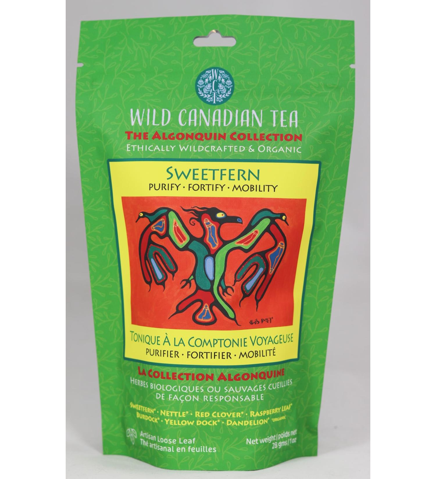 ALGONQUIN TEA COMPANY Organic Sweetfern Tonic Tea 0.02 Pound - Buy Online on GoSupps.com