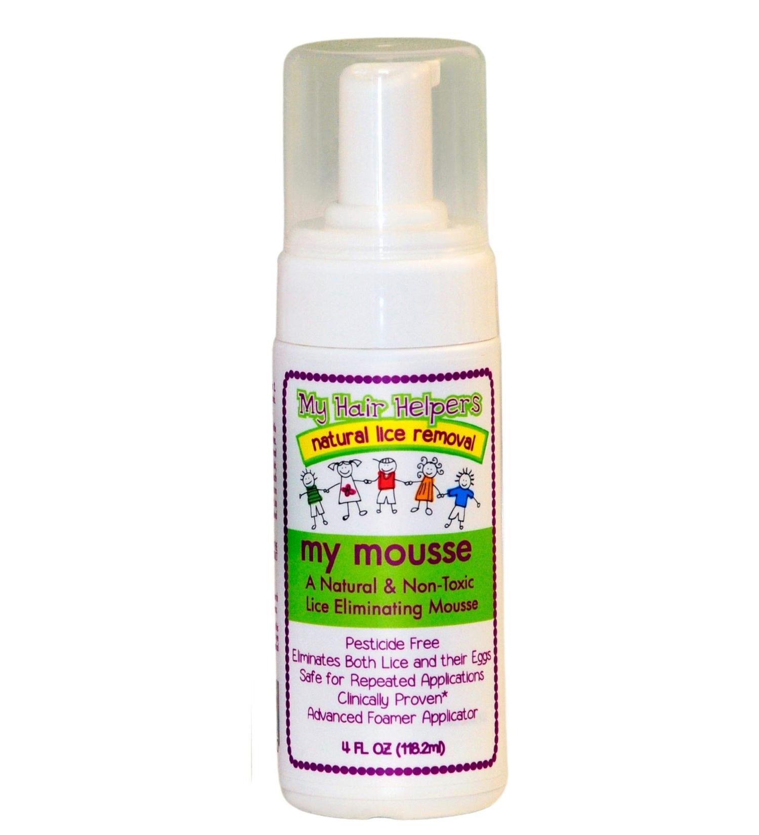 Natural Mint Foam Mousse for Kids | Lice Removal Treatment | 4 fl oz | Pack of 1 - Buy Online on GoSupps.com