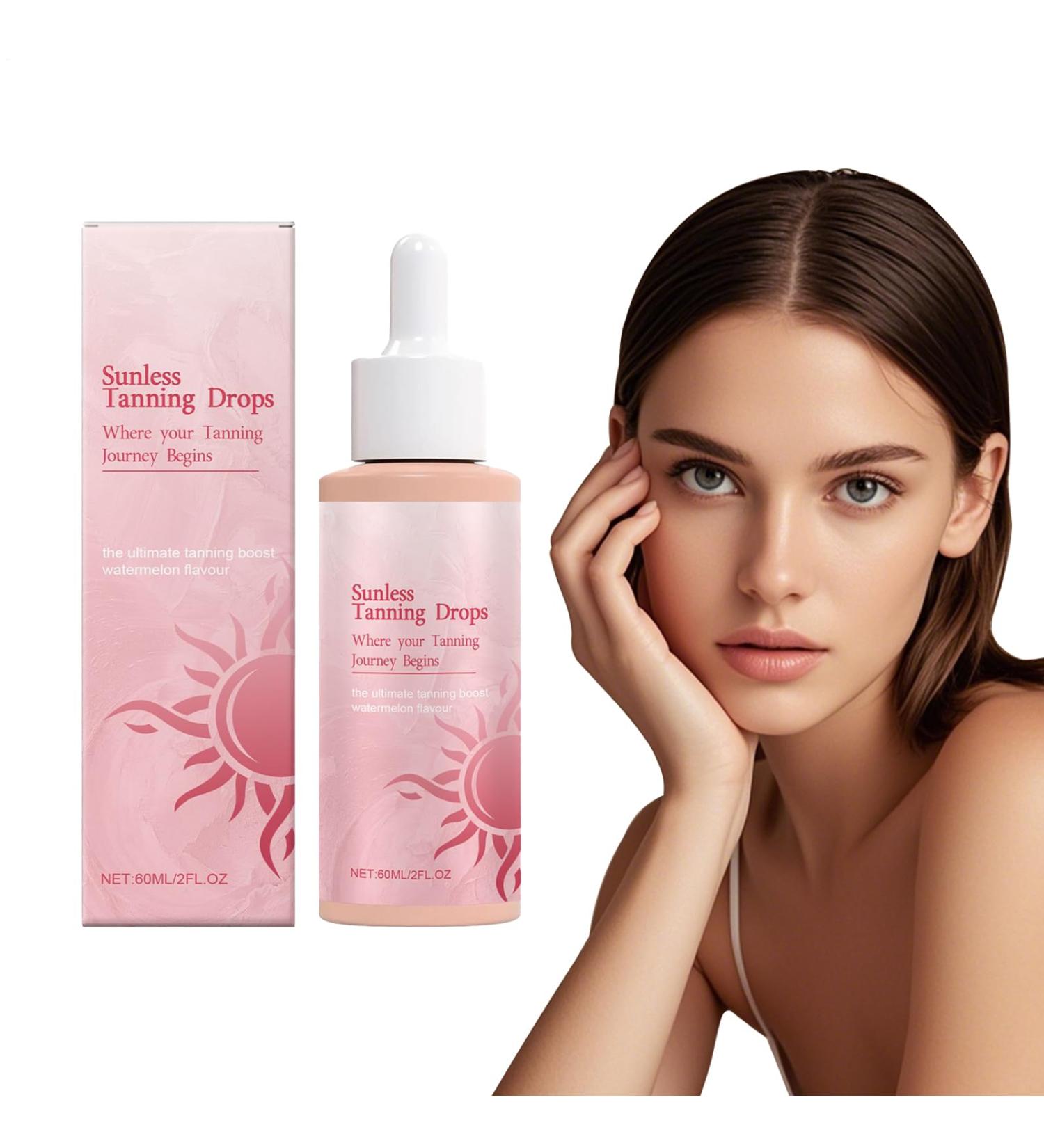 Sunless Tanning Drops Tanning Moisturiser Body Lotion for Tan Gradual Tan Drop To Naturally Boost Enhancing Your Natural Skin Tone for A Genuine Sun-Kissed Glow 60 ml - Buy Online on GoSupps.com