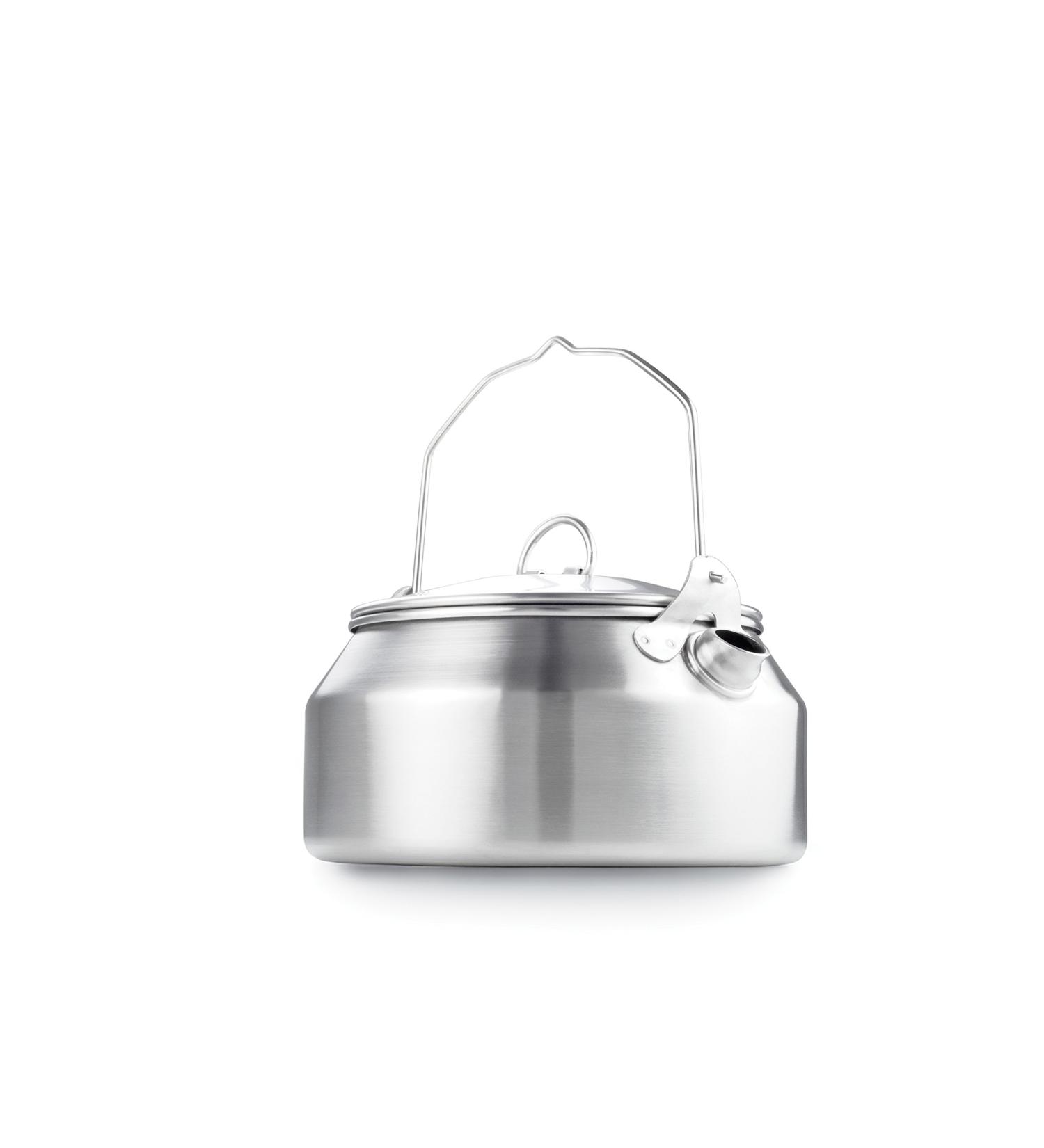 GSI Outdoors Glacier Stainless Steel Tea Kettle 1 qt. | Camping & RV - Buy Online on GoSupps.com