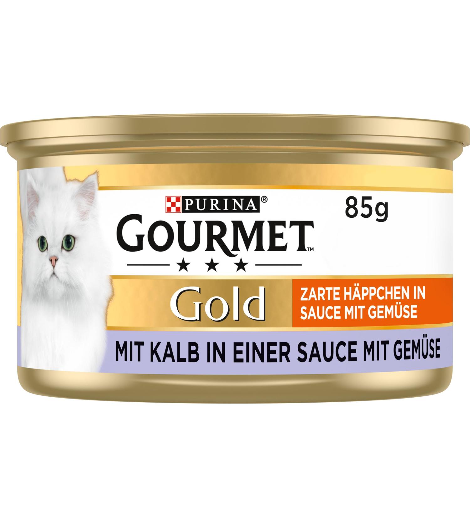 Buy PURINA GOURMET Gold Tender Bites in Sauce with Veal & Vegetables - 12 Pack Wet Cat Food | International Shipping Available - Buy Online on GoSupps.com