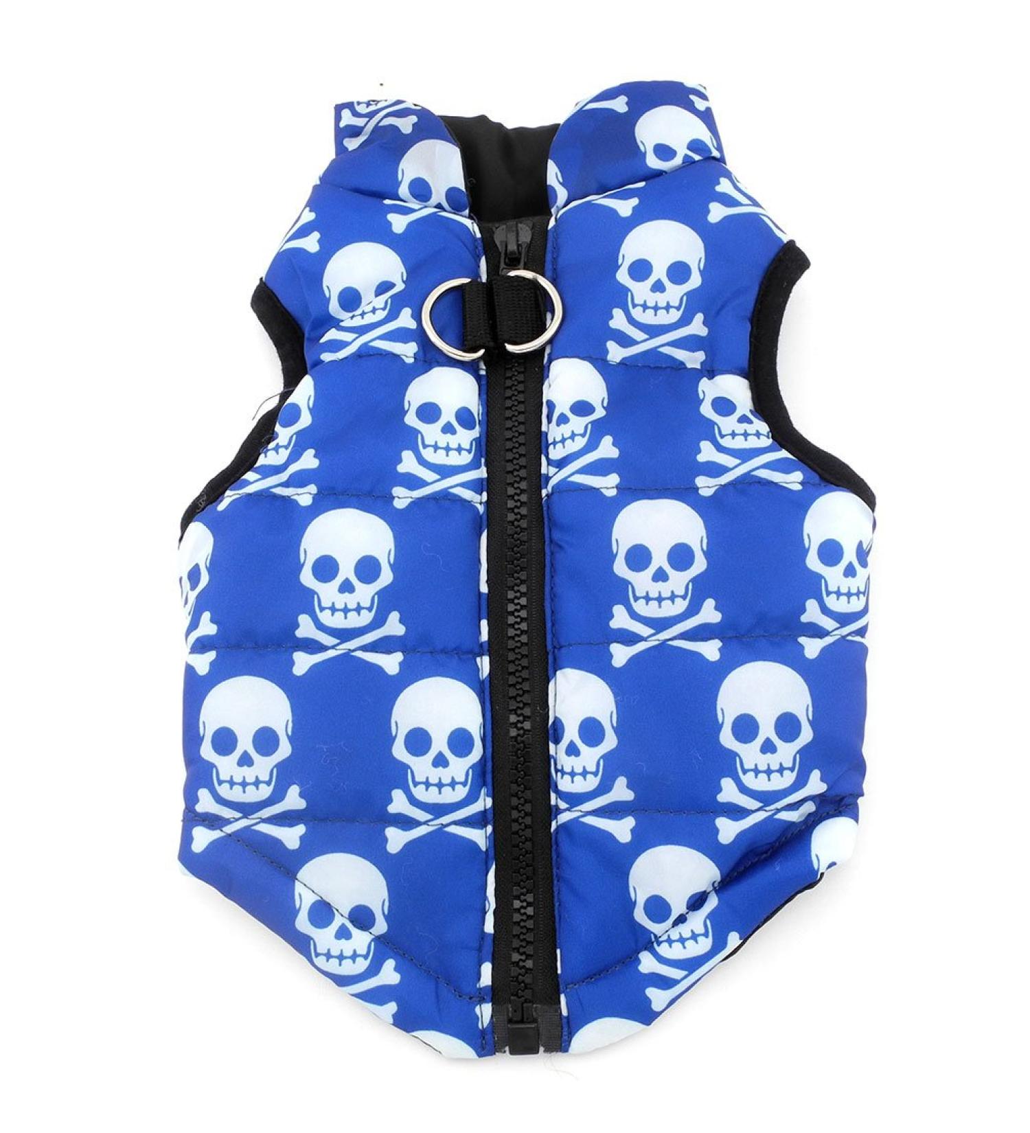 Waterproof Dog Jacket & Coat for Small Dogs | Smalllee Lucky Store | Chihuahua & Shih Tzu Winter Wear | Blue | Mini-S (Chest: 36cm Back: 27cm) - Buy Online on GoSupps.com