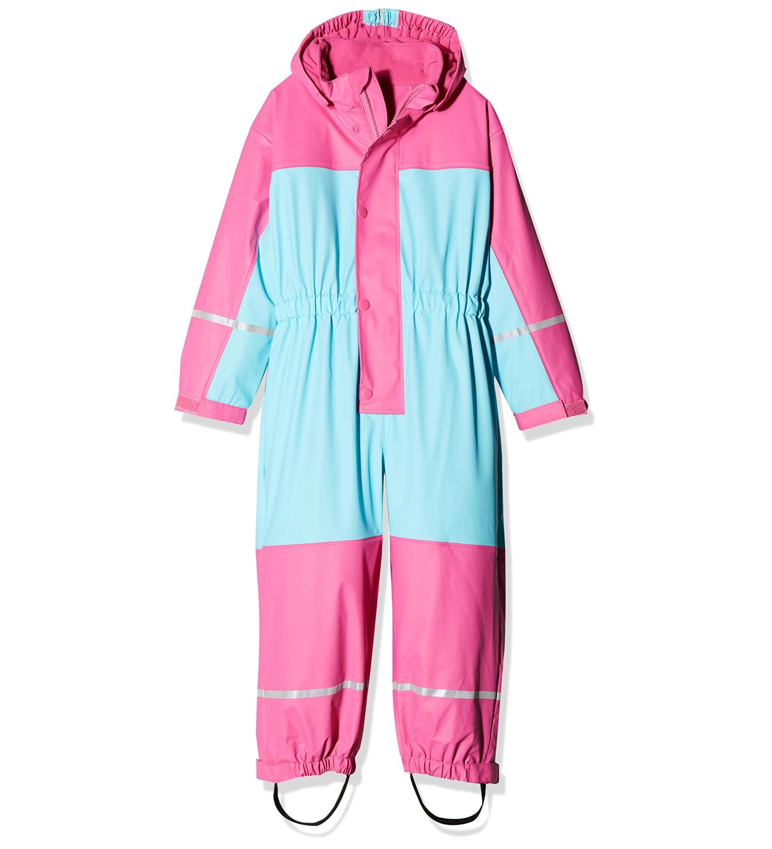 Playshoes Unisex Kid's Regen-Anzug with Fleece Lining - Waterproof Mud Suit 92 Turquoise - Buy Online on GoSupps.com