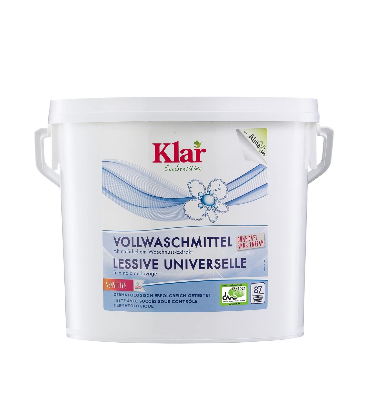 Clear Fully Detergent 4.4kg | Fragrance-Free Vegan Eco-Friendly Washing Powder for Allergy Sufferers | 80 Washes - Buy Online on GoSupps.com