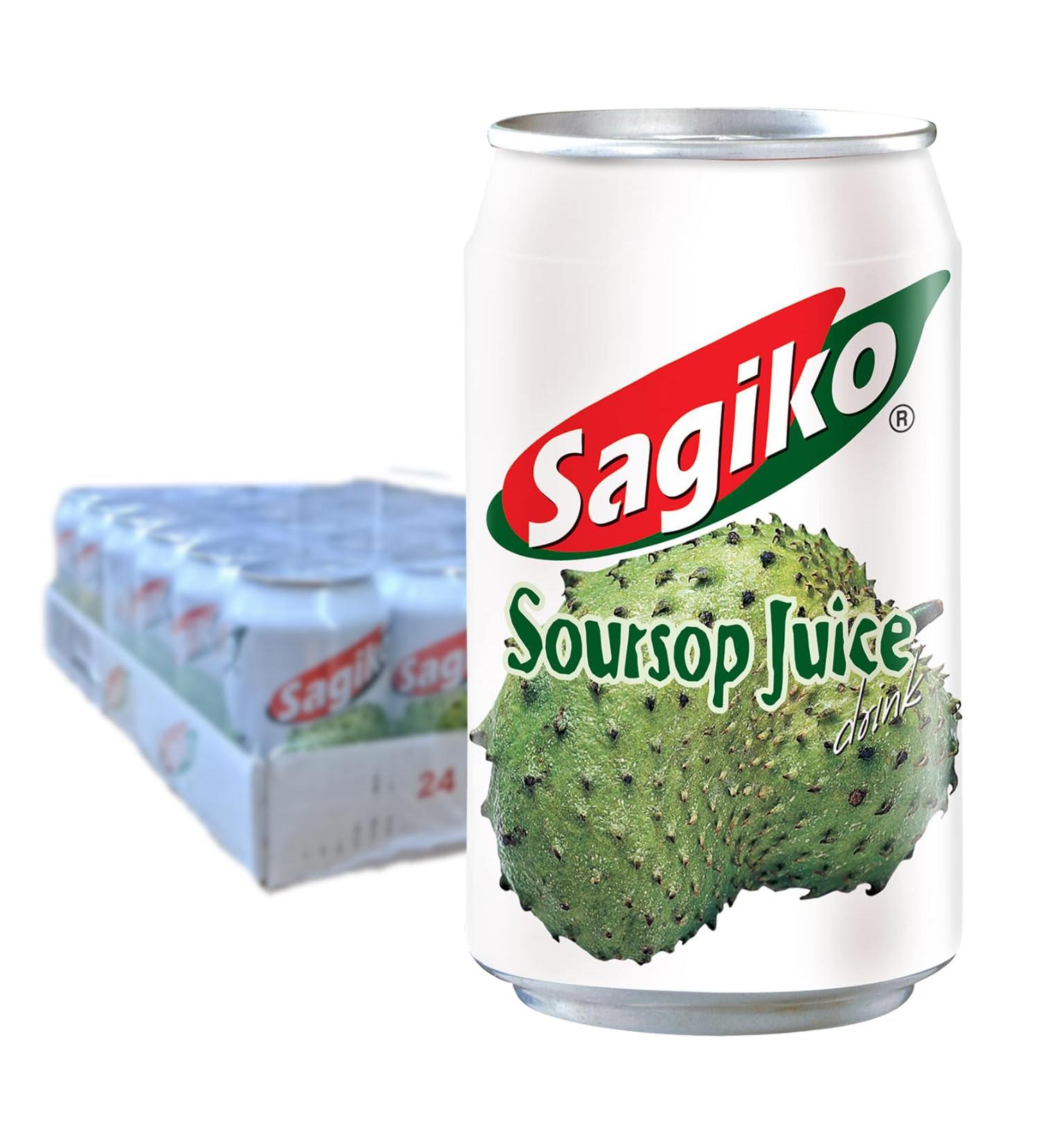  Sagiko SAGIKO - Set of 24 Soursop Drinks (24 x 320 ml) - Buy Online on GoSupps.com