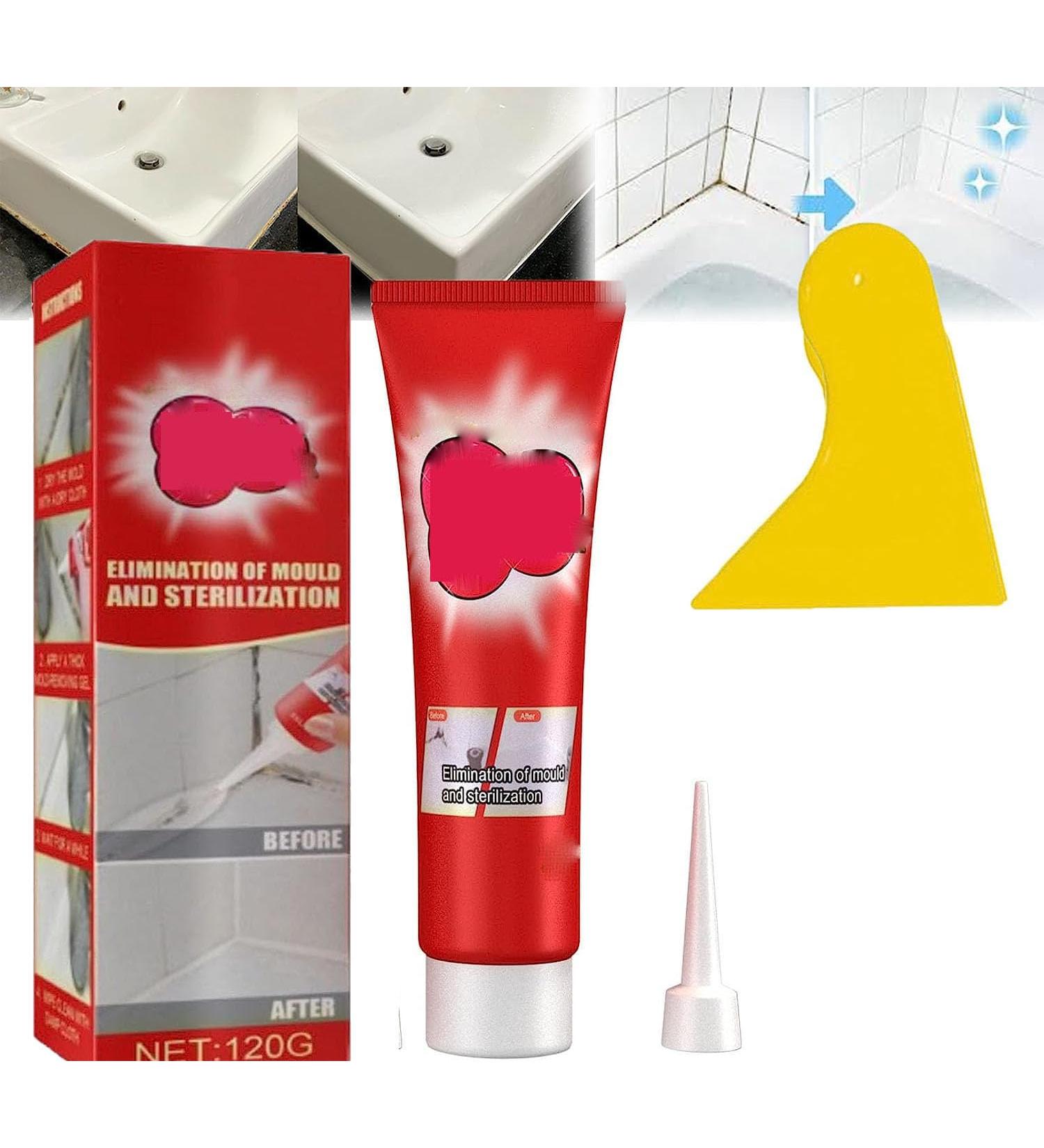 Mold Remover Gel Mold and Mildew Remover Bathroom Cleaner Silicone & Tile Stain Cleaner Gel Deep Clean Household Kitchen (2 Pcs) - Buy Online on GoSupps.com
