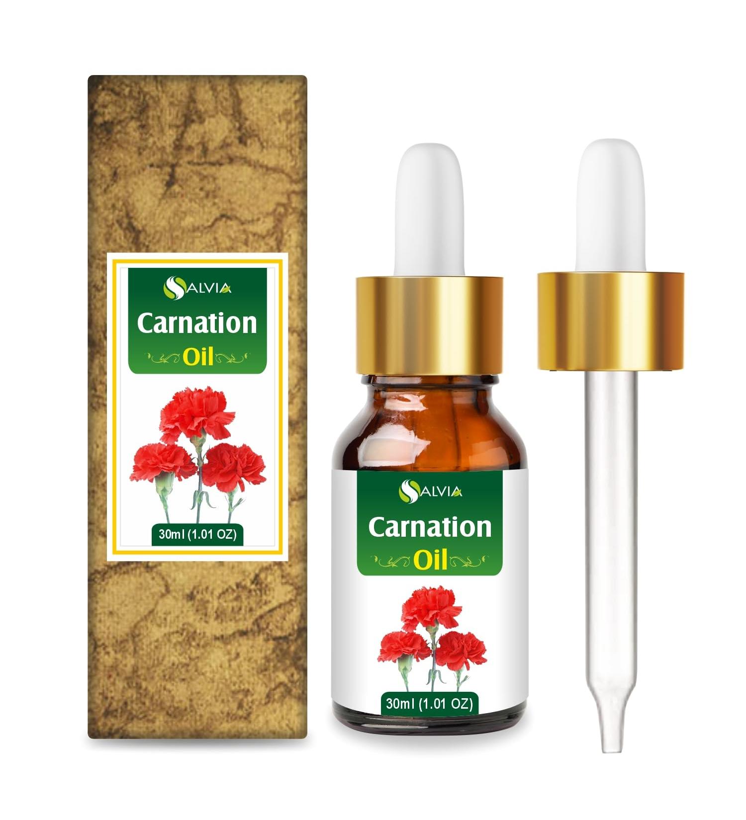 Buy Salvia Carnation Essential Oil - Therapeutic 30ML with Dropper | Dianthus Caryophyllus | International Shipping - Buy Online on GoSupps.com