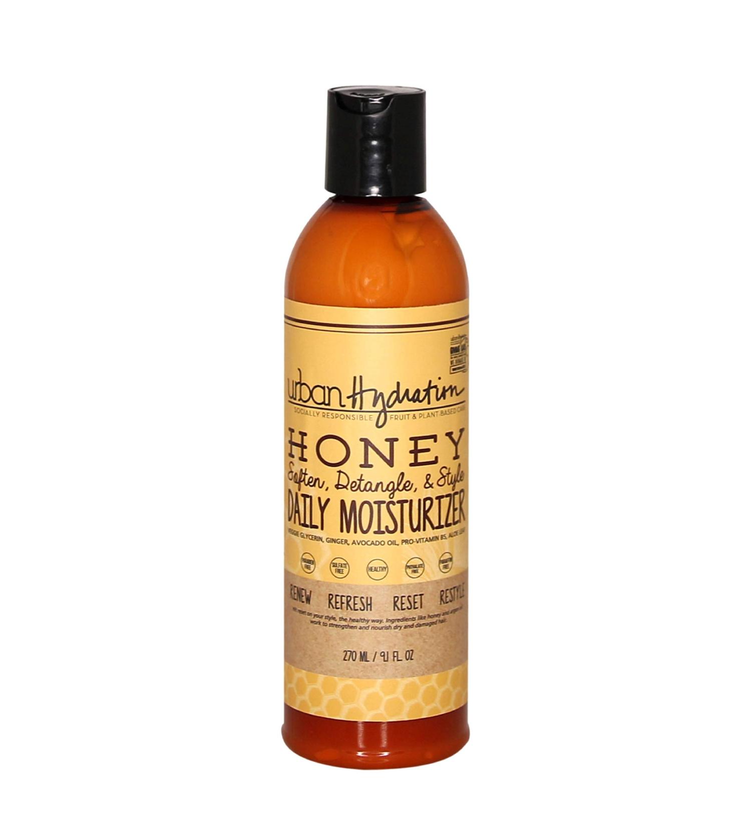 Urban Hydration Honey Health and Repair Daily Hair Moisturizer - 9.1 fl oz | Sulfate, Paraben, and Dye Free | Hydrates, Prevents Breakage, Tames Frizz | Smooth and Shiny Hair - Buy Online on GoSupps.com