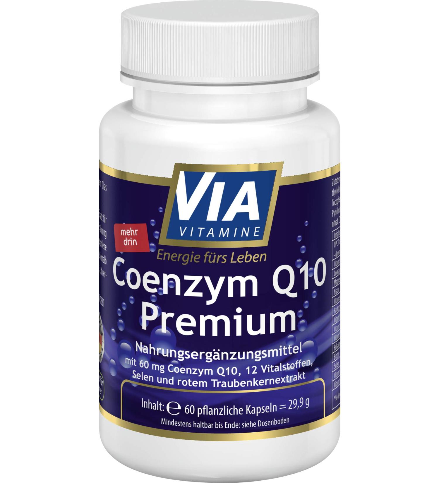 Coenzyme Q 10 Premium 60 mg - 60 capsules