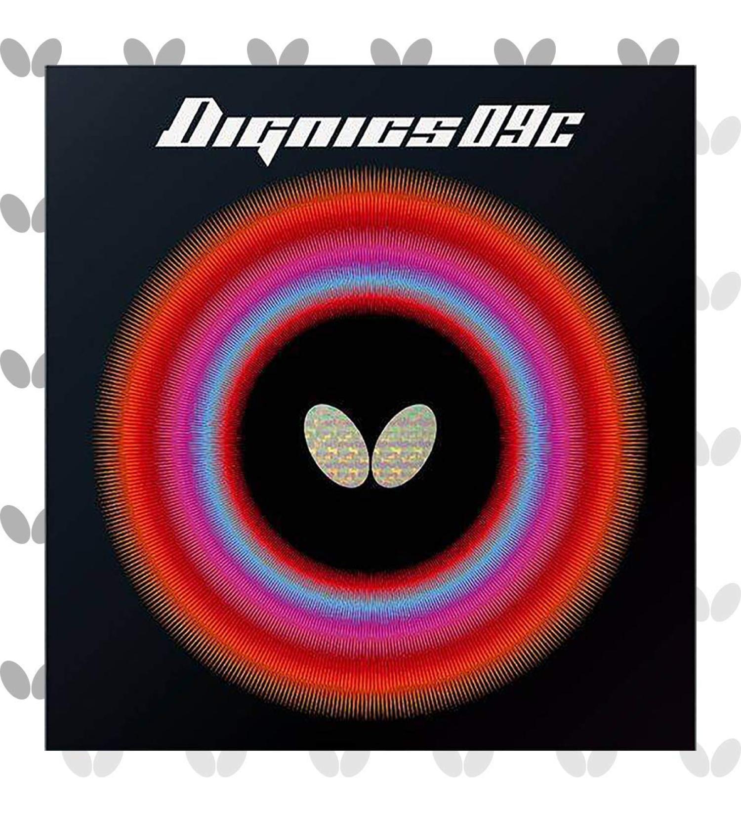 Dignics 09C Table Tennis Rubber - 1.9/2.1mm - Red/Black - Inverted Sheet - Timo Boll's Choice - Buy Online on GoSupps.com