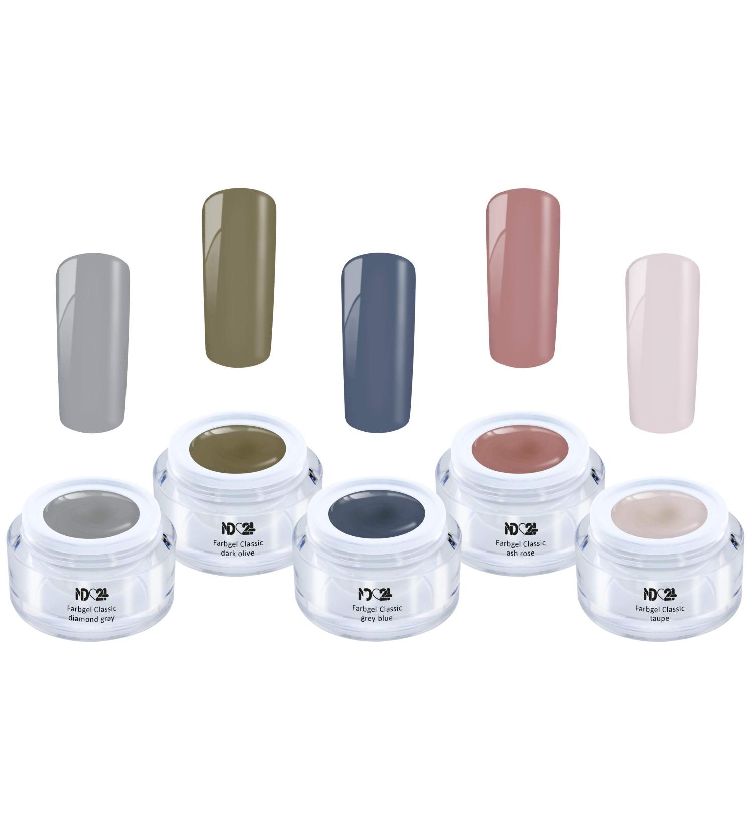 Iceland Collection Set - Premium Color Gel for Gel Nails - Made in Germany (5 x 5ml) - International Shipping Available - Buy Online on GoSupps.com