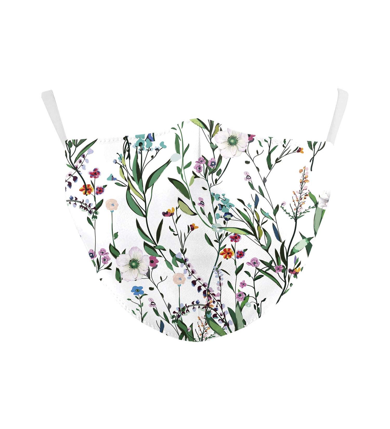 eBoutik Reusable Flower Print Face Mask with Filter Slot - Spring Flourish Design | Washable at 60 Degrees - Social Distancing Cover - Buy Online on GoSupps.com