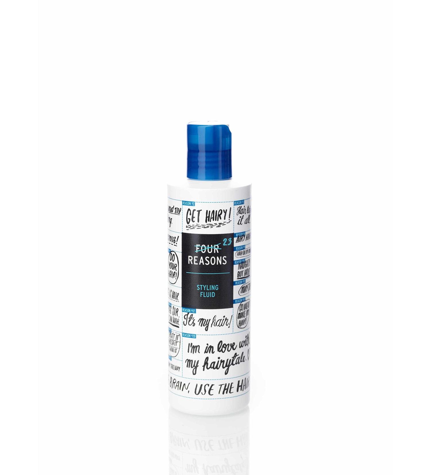 FOUR REASONS Styling Fluid - Stylist Fluid Protectant Hair Products for Women and Men - Smoothing Fluid with Natural Hold and Shine Juicy apple scent 8.5 oz(250 ml) - Buy Online on GoSupps.com