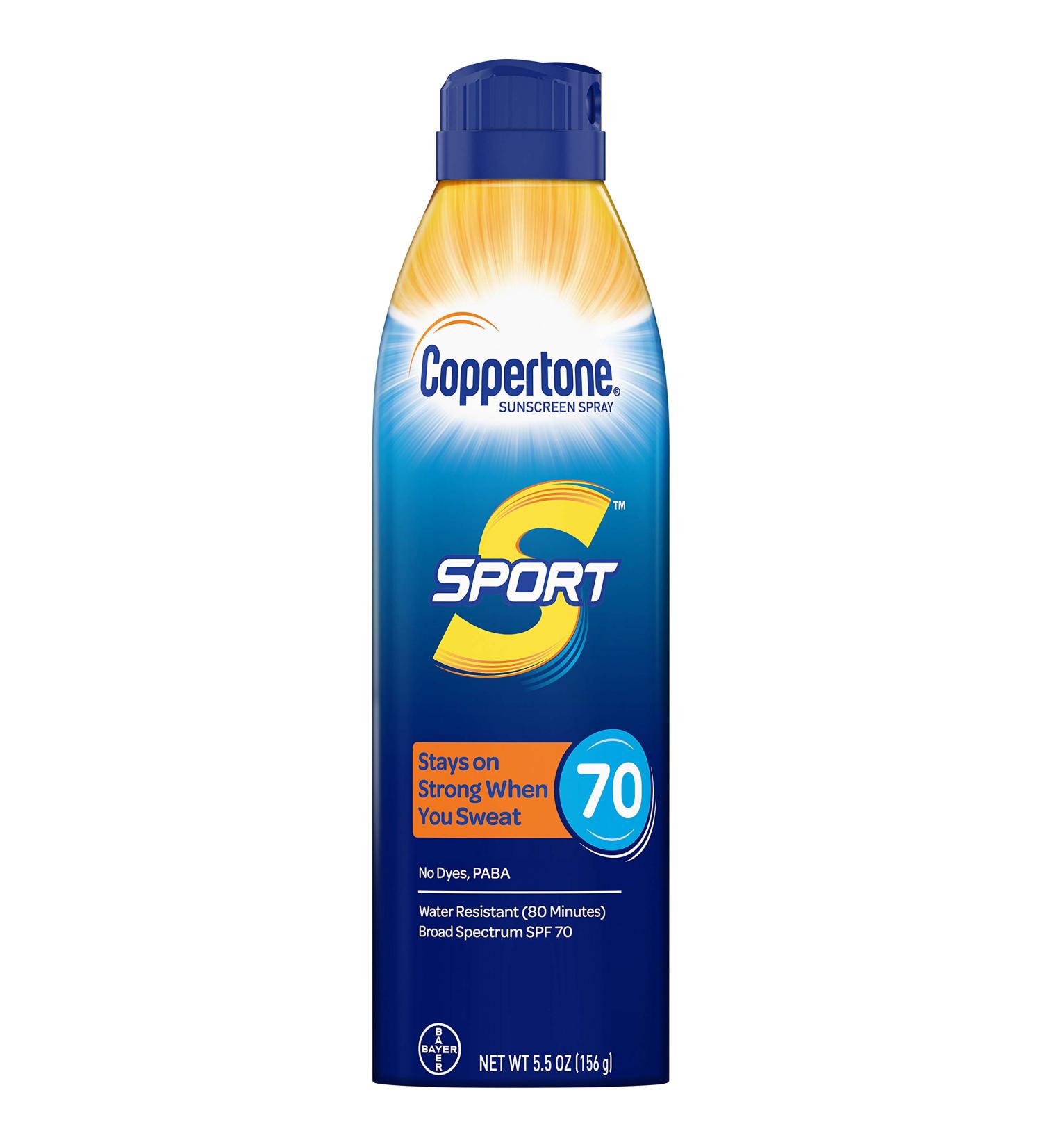 Coppertone Sport SPF 70 Continous Spray 5.5 oz Can