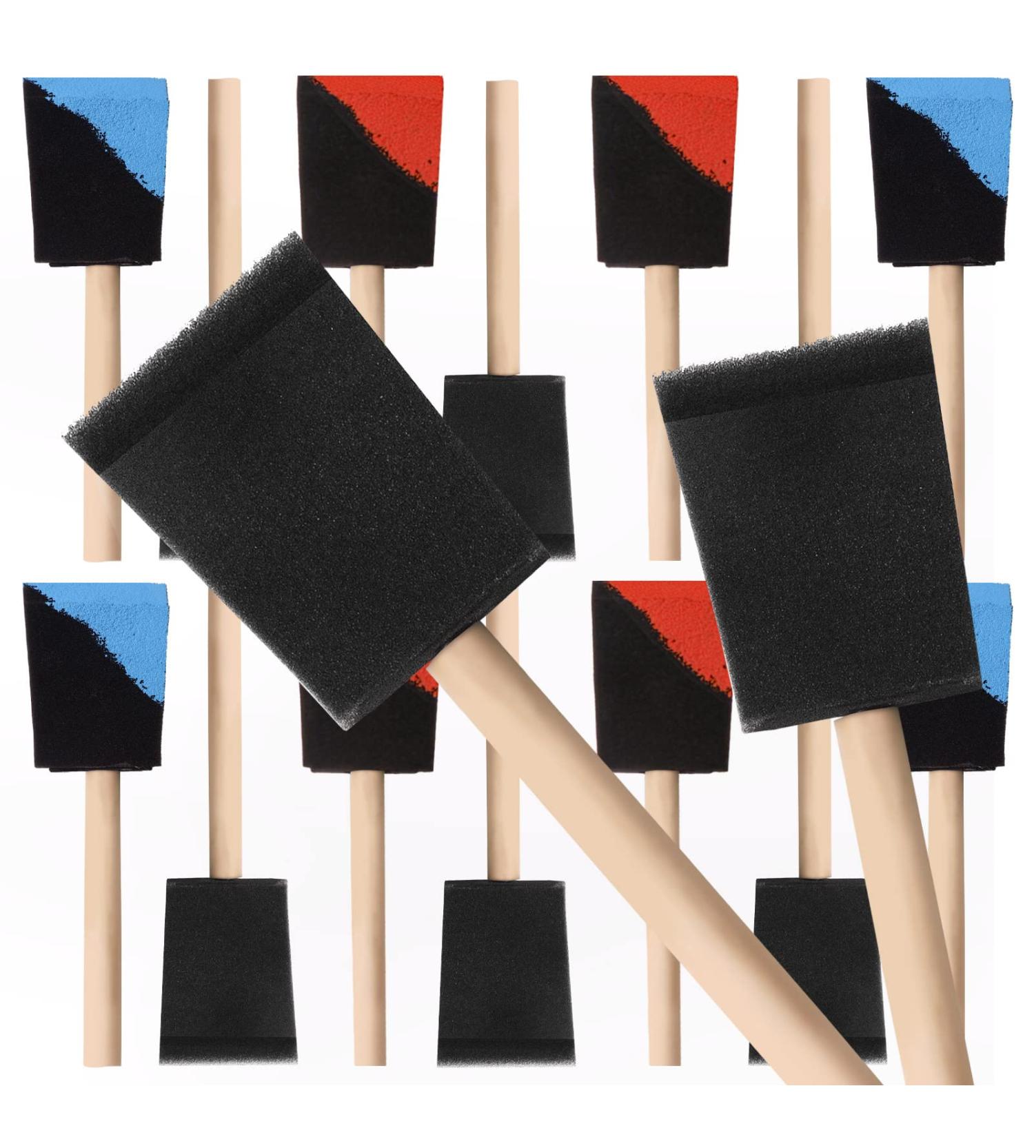 YiBaiBrush-Foam Paint Brushes  2 Inch Sponge Brushes 20 Pack  Sponge Paint Brushes  Foam Brushes  Painting Sponges  Sponge Paint Brushes for Painting and Staining 2 Inch 20pcs - Buy Online on GoSupps.com