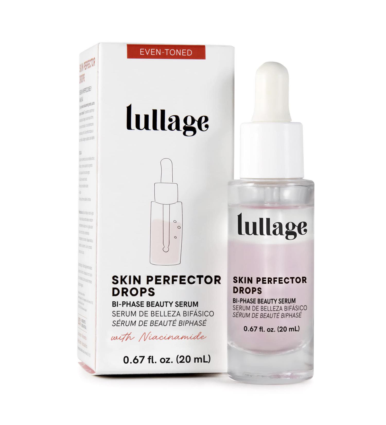 Lullage Serum for Oily & Combination Skin | Niacinamide Skin Perfector Drops | 0.67 fl. oz. - Radiant & Moisturized Skin - Buy Online on GoSupps.com