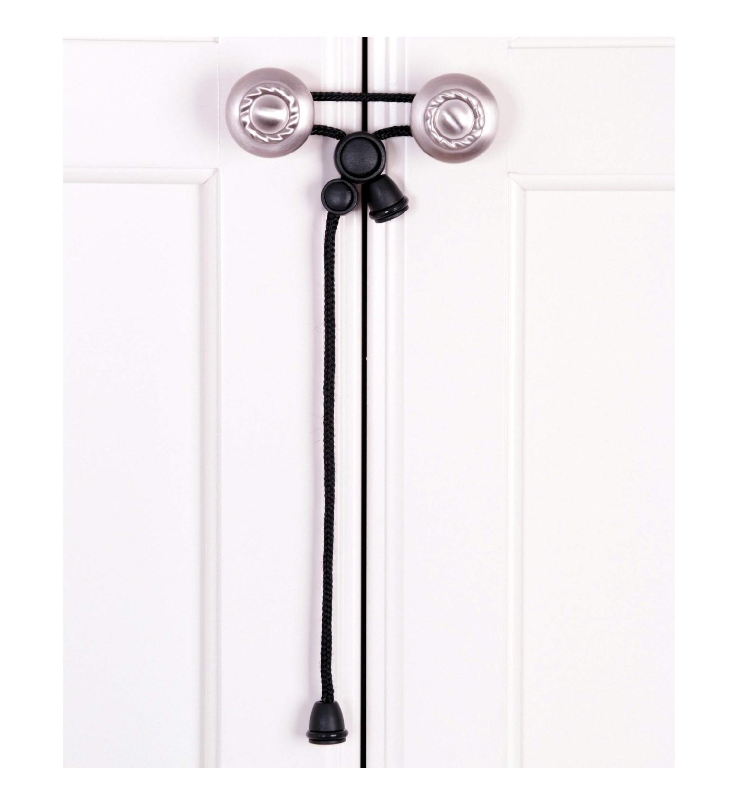 Kiscords Baby Safety Cabinet Locks - Child Proof Latches for Home Safety - No Drill, No Screw, No Adhesive - Black - Buy Online on GoSupps.com