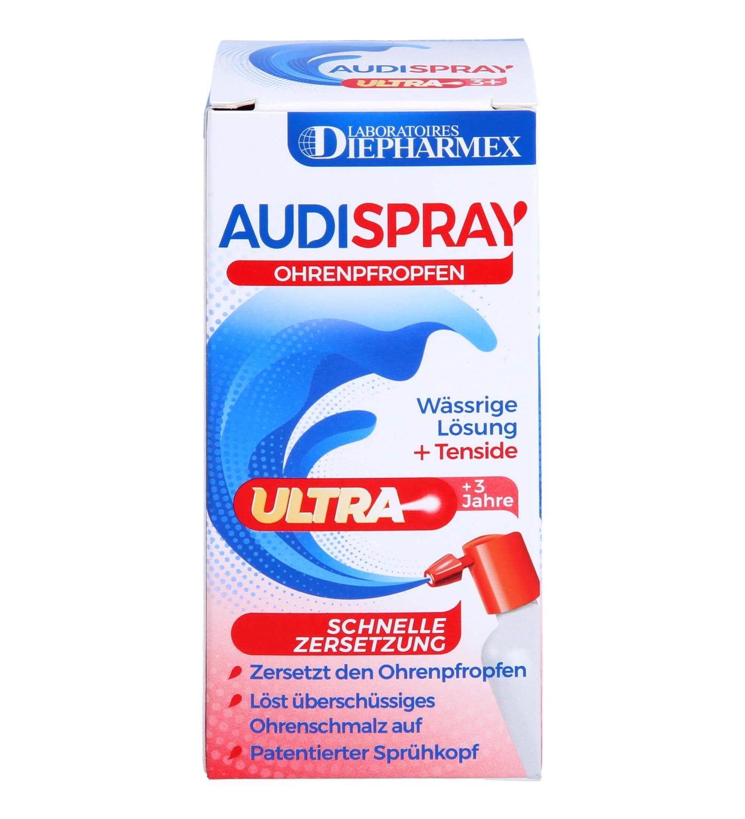 Buy Audispray Ultra Earspray - Effective Ear Care Solution | Fast International Shipping - Buy Online on GoSupps.com