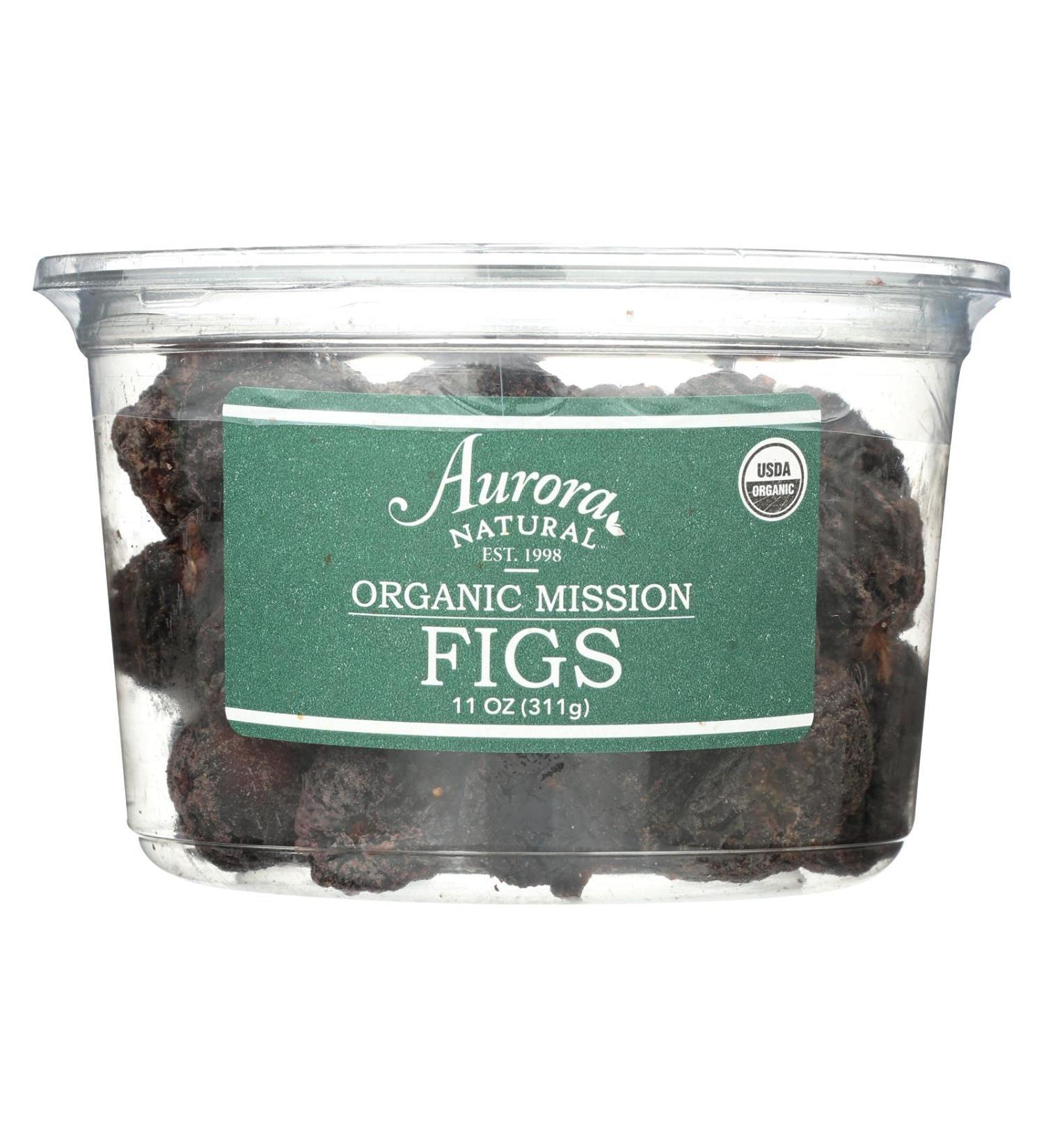 Buy AURORA ORGANIC Black Mission Figs - 11 OZ | Premium Dried Fruit Snack - Buy Online on GoSupps.com