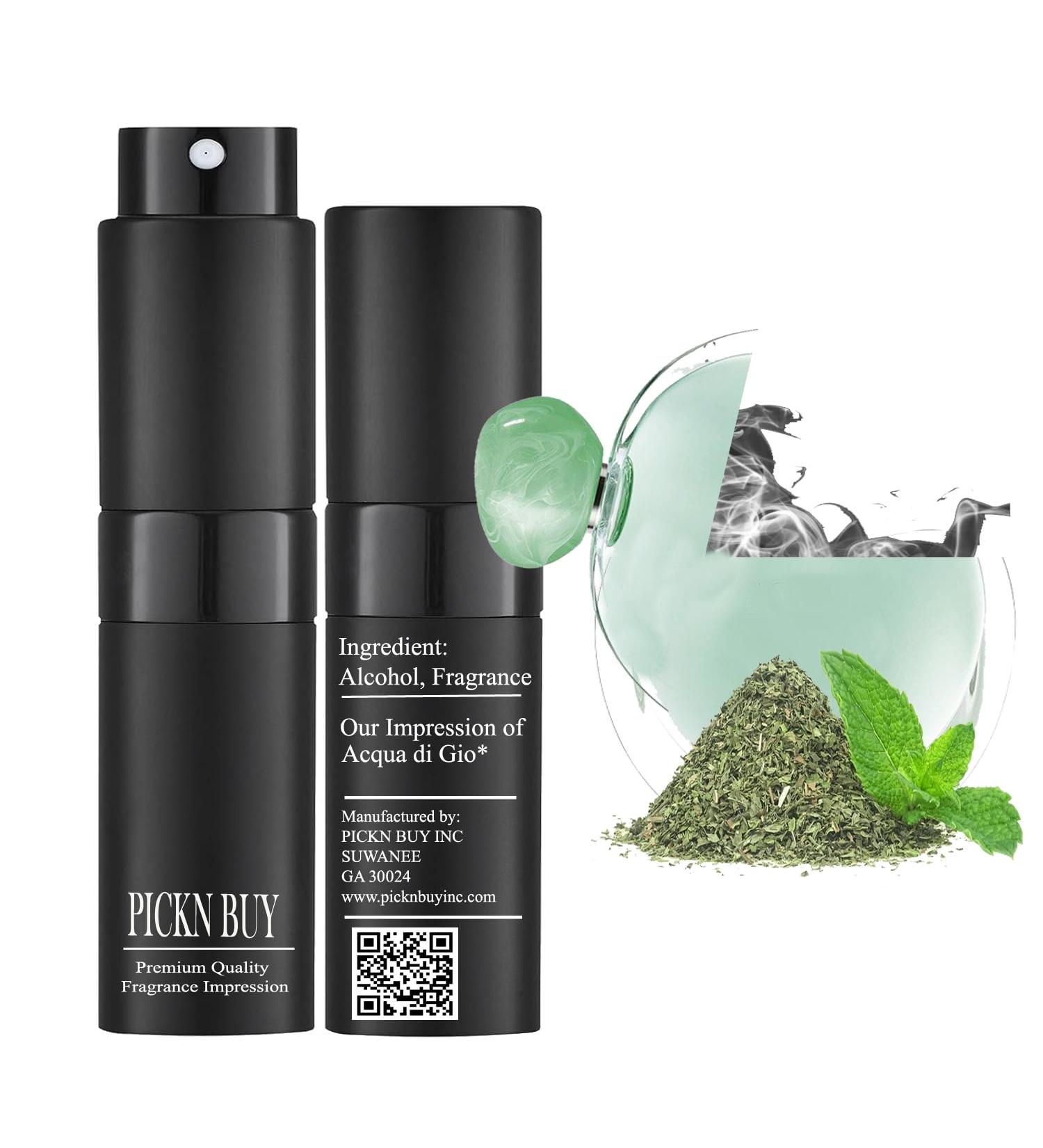 PICKN BUY Luxury Perfume for Women 0.34 Fl oz Scent Compatible to Acqua Di Gioia Perfume Made in USA Long-Lasting Spray Comes in Refilable Bottle Acqua Di Gioia* Impressions 0.34 Fl Oz (Pack of 1) - Buy Online on GoSupps.com