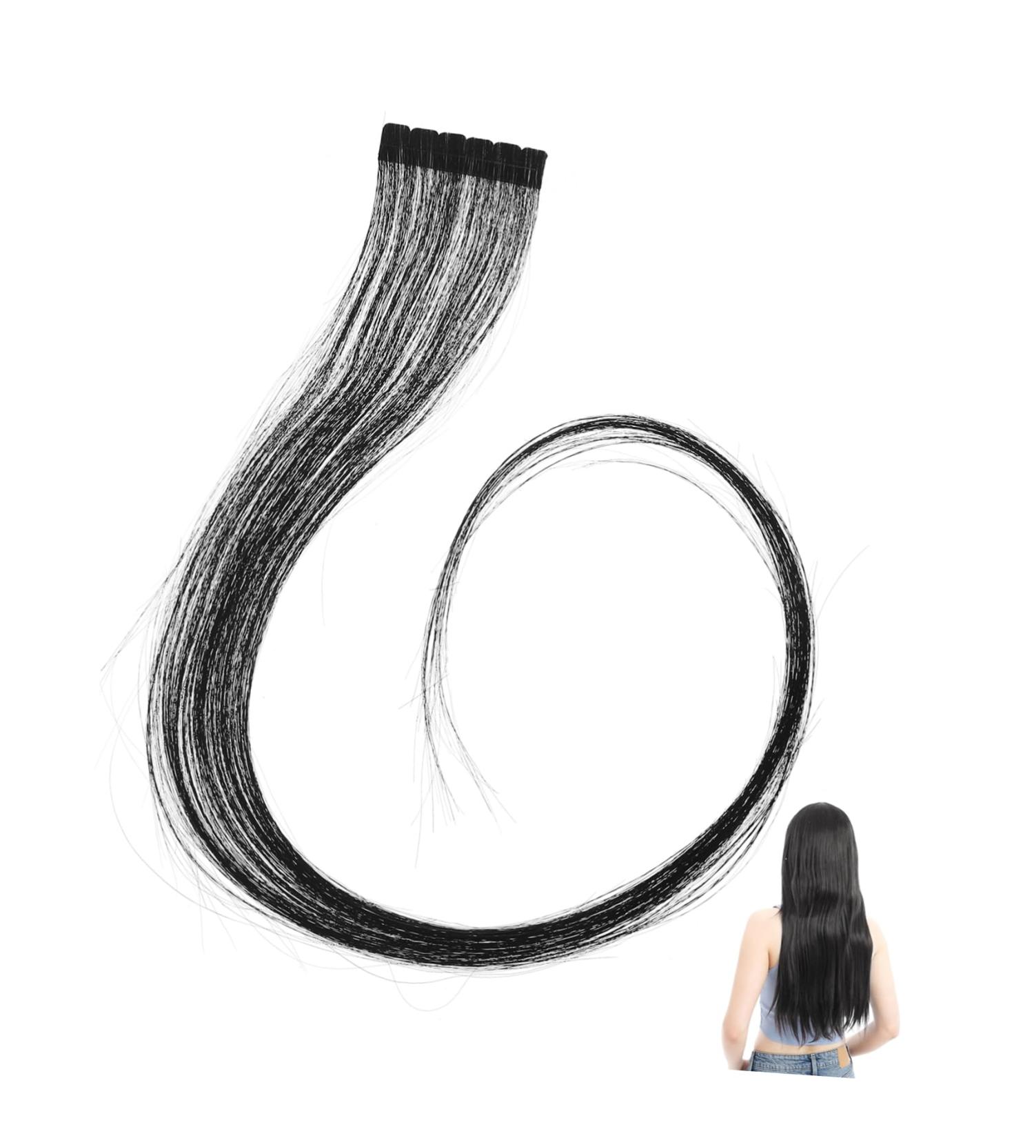 Minkissy 55 cm Tape in Hair Extensions Invisible Double-Sided Tape Natural Hair Extensions Straight Seamless Skin Weft Tape Hair Extensions - Buy Online on GoSupps.com