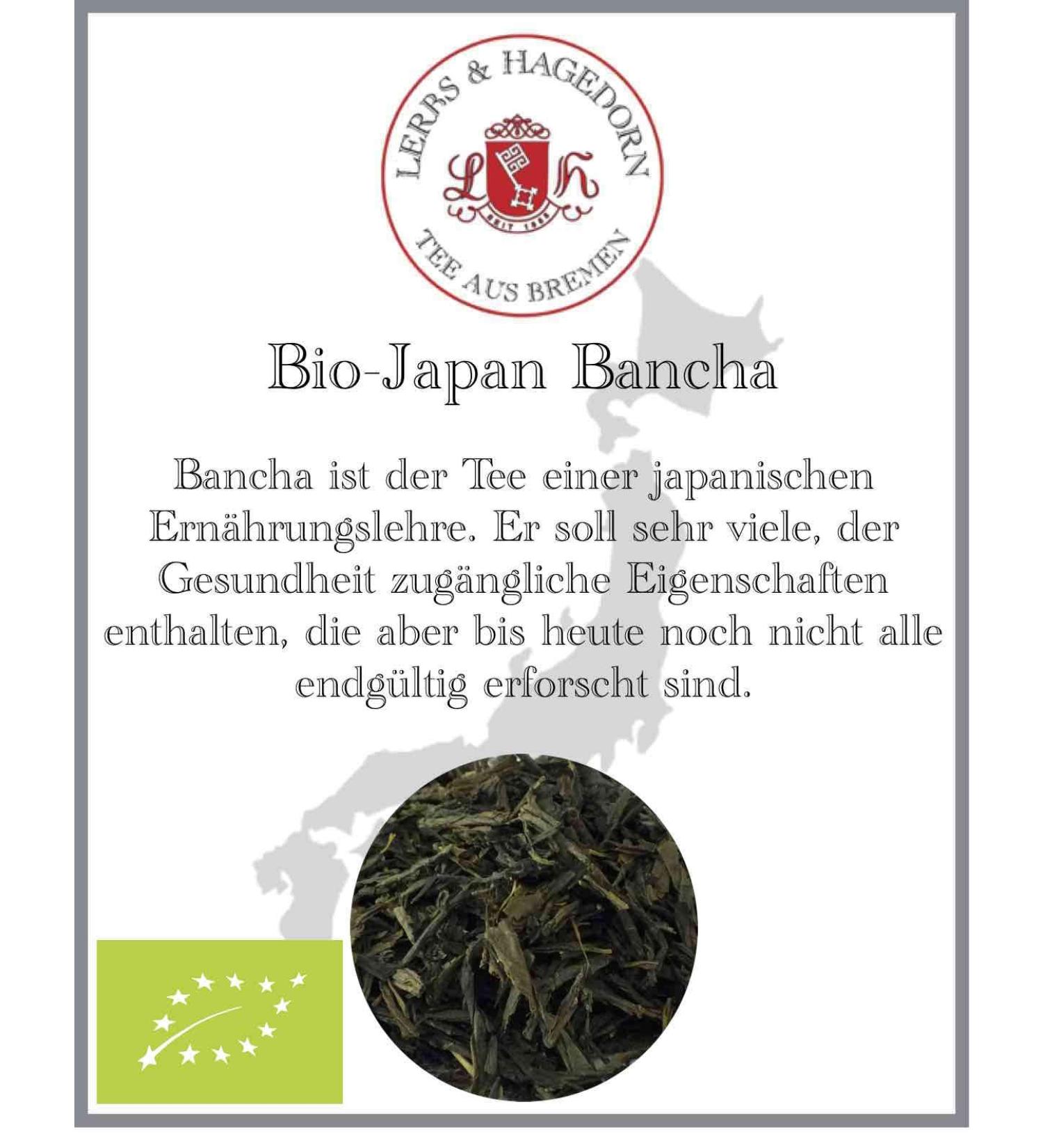  Lerbs & Hagedorn Organic Japanese Bancha 1.5 kg - Buy Online on GoSupps.com