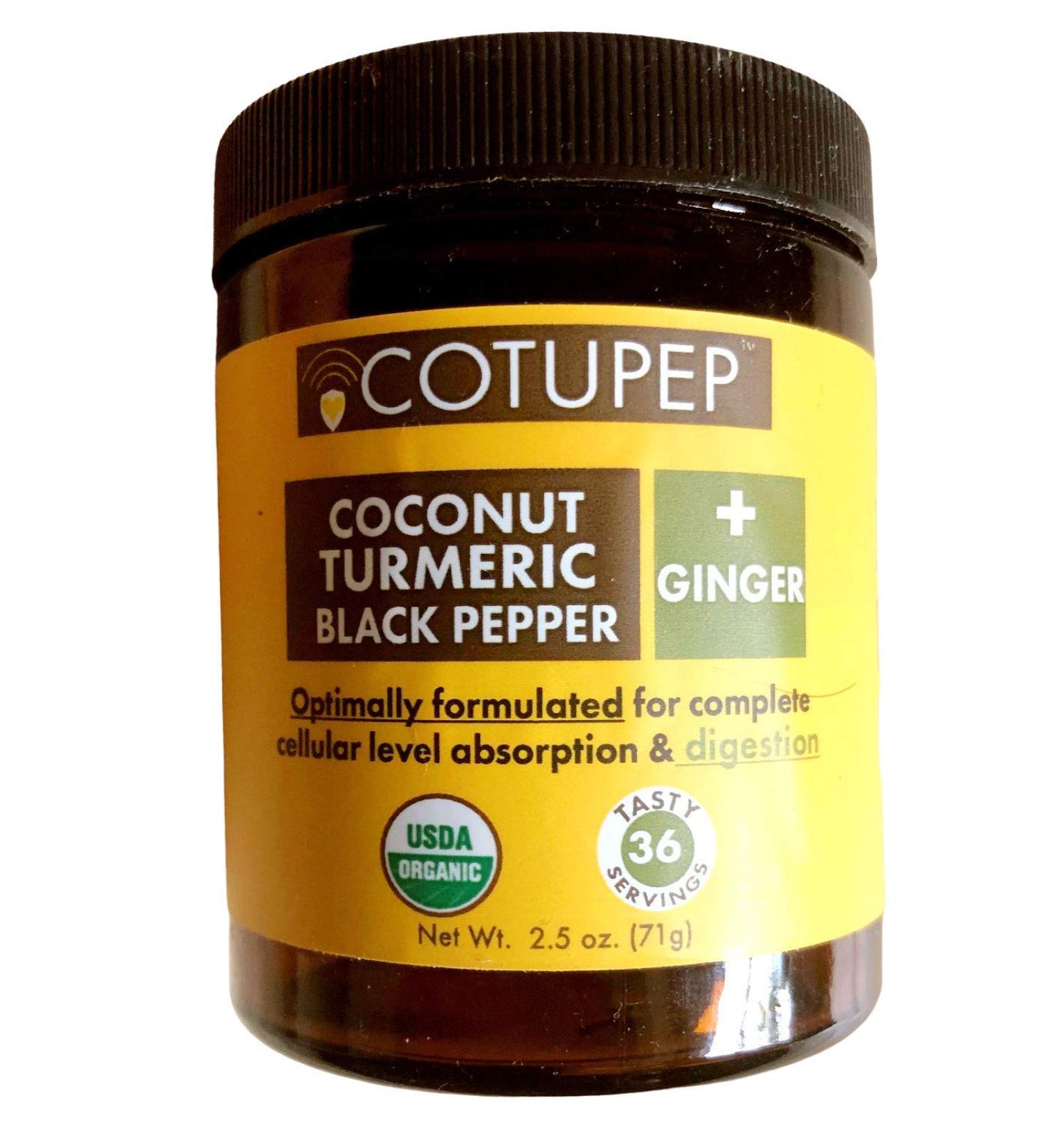 COTUPEP - Organic Turmeric Black Pepper Ginger Health Drink, Metabolism & Digestion Boost, 30 Day Supply - Buy Online on GoSupps.com