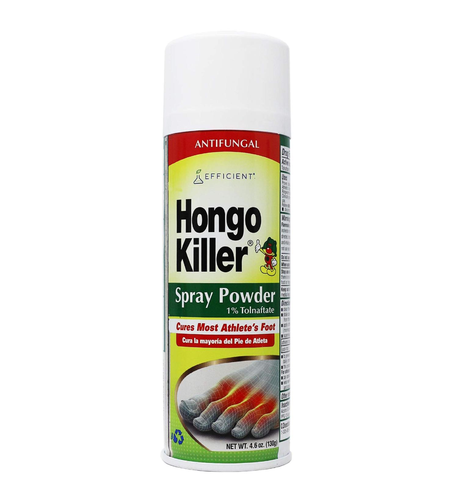 HONGO KILLER Antifungal Foot Spray Powder - 4.6 oz Clear Foot Powder Spray - Buy Online on GoSupps.com