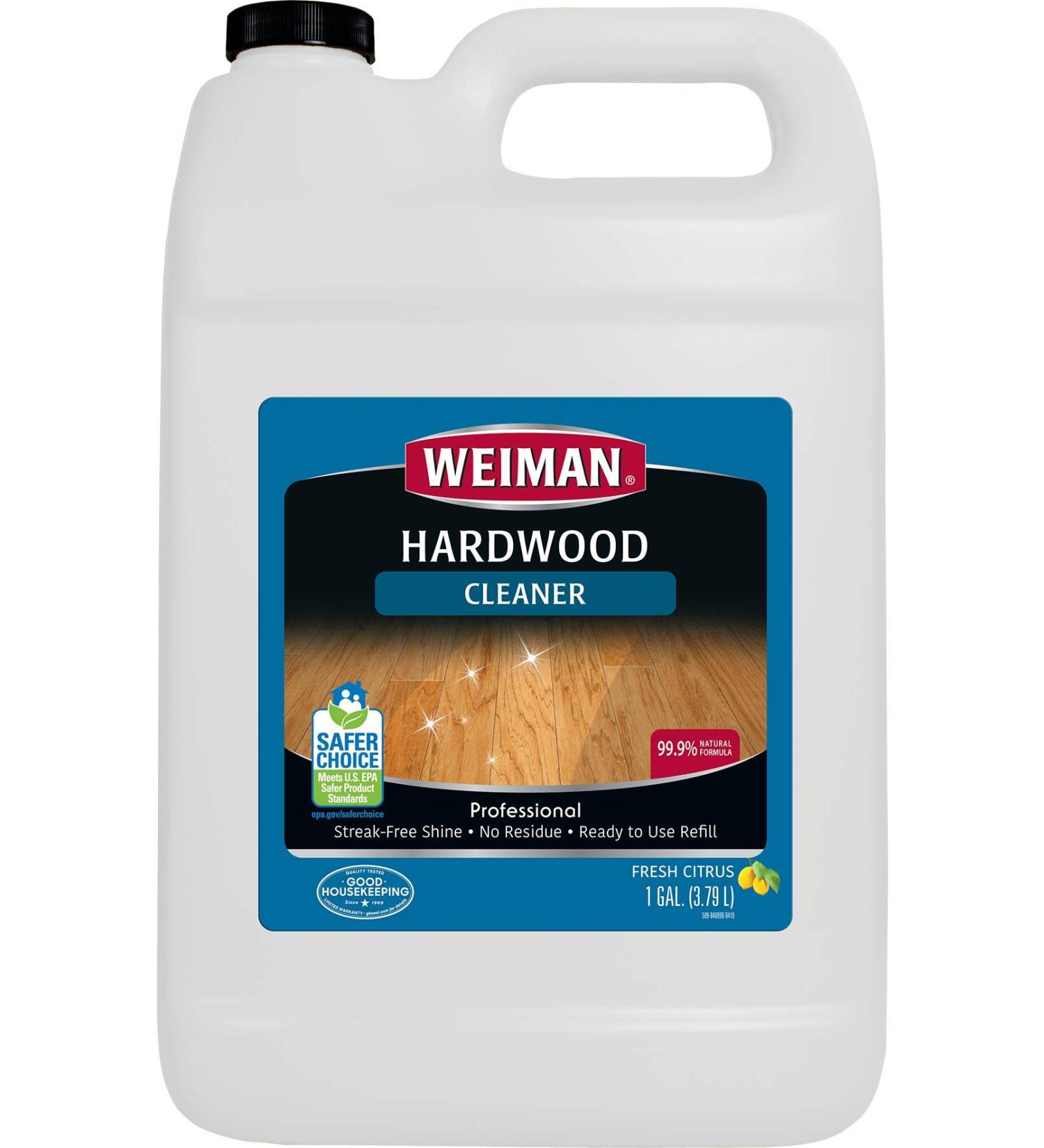 Weiman Hardwood Floor Cleaner - 128 Ounce Refill for Finished and Engineered Floors - Buy Online on GoSupps.com