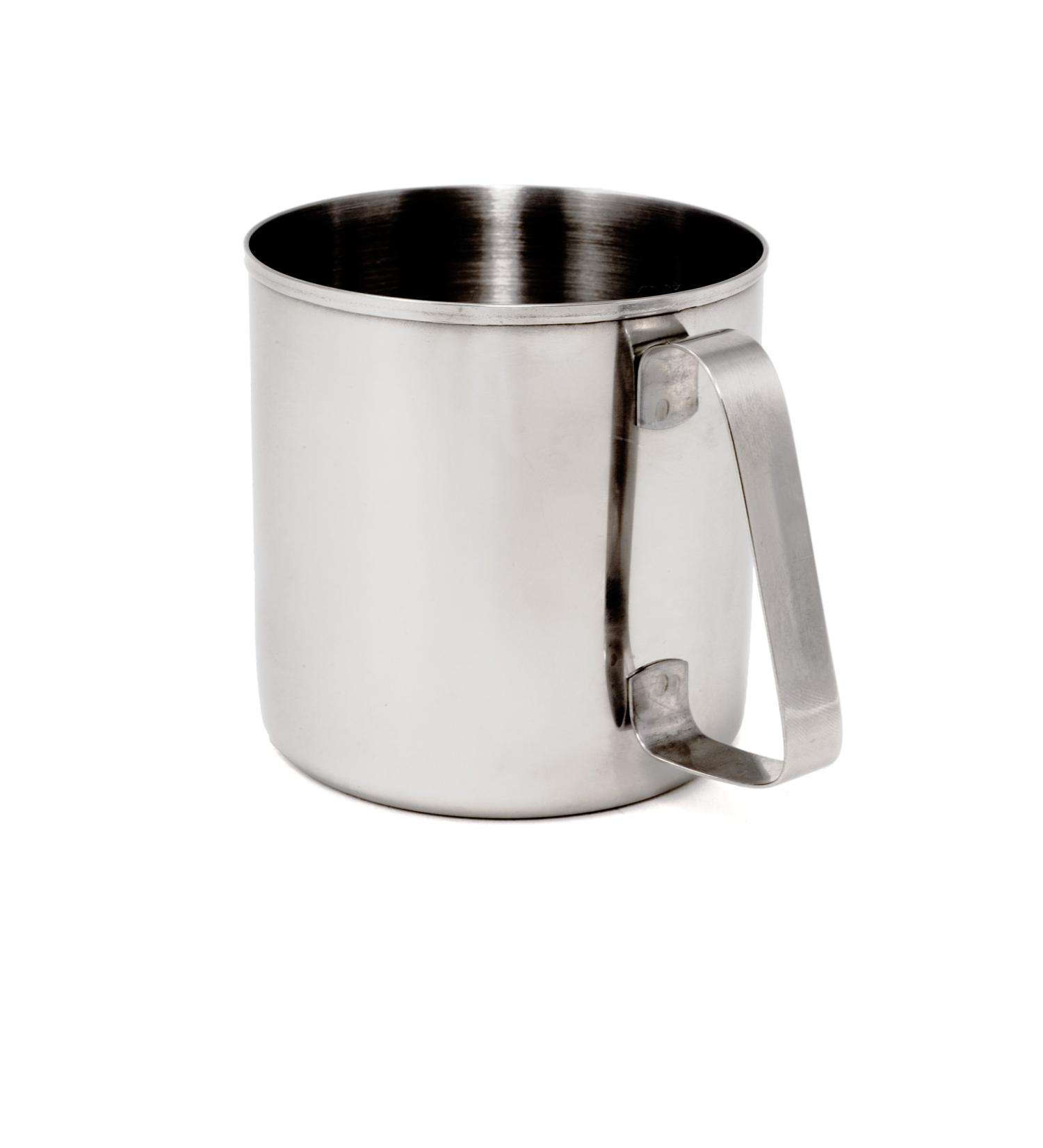 GSI Outdoors Ultra-Durable, Rustproof, Fireproof Glacier Stainless Steel 14 fl. oz. Cup for Backpacking and Camping