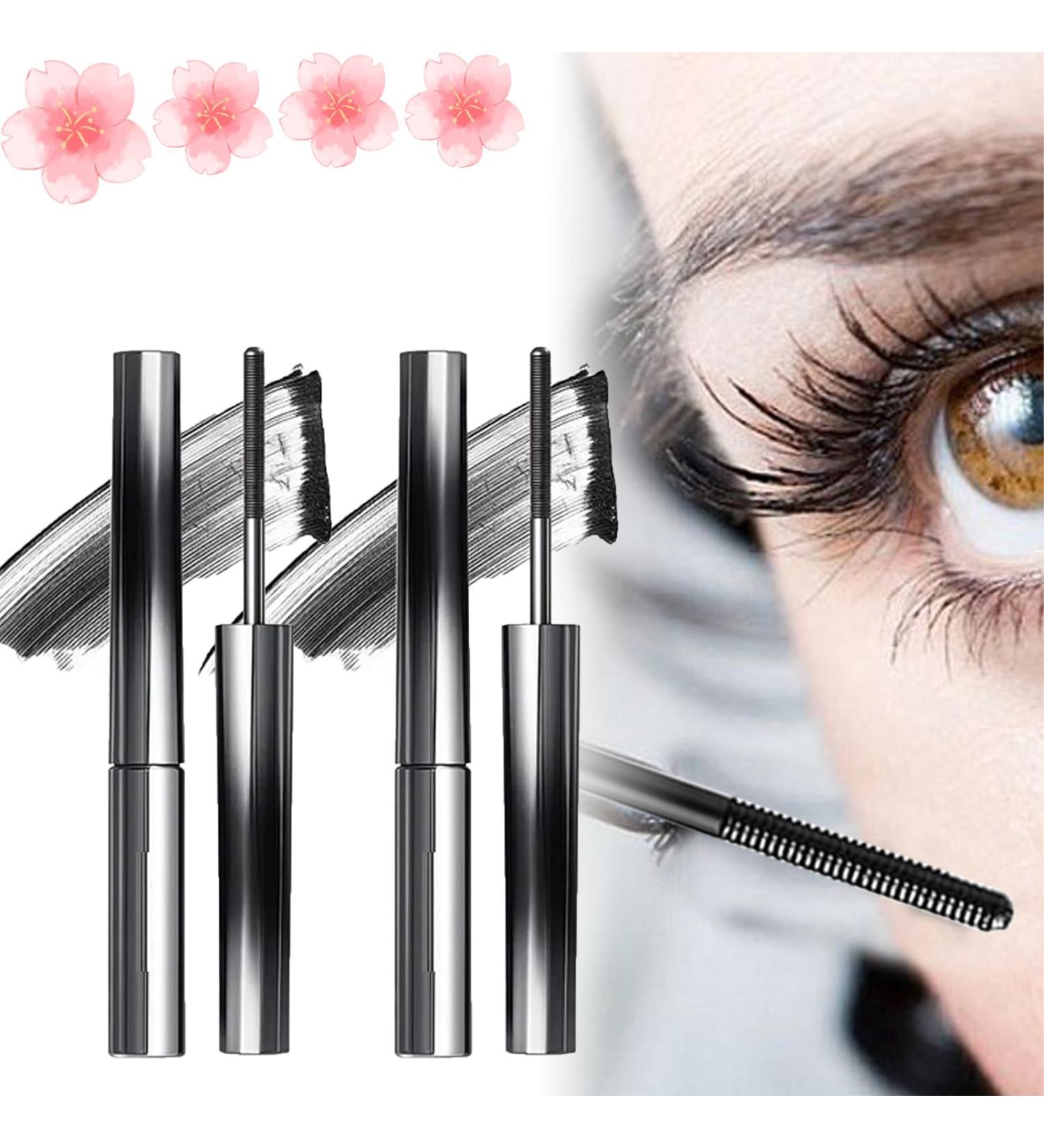 Olivia Blaire Iron Wand Mascara Vervaci Iron Rod Mascara Nour Iron Wand Mascara Waterproof Metal Rod Metal Wand Mascara Bristle Less Metal Mascara Curling Eyelash Metal Mascara (2*Black) - Buy Online on GoSupps.com