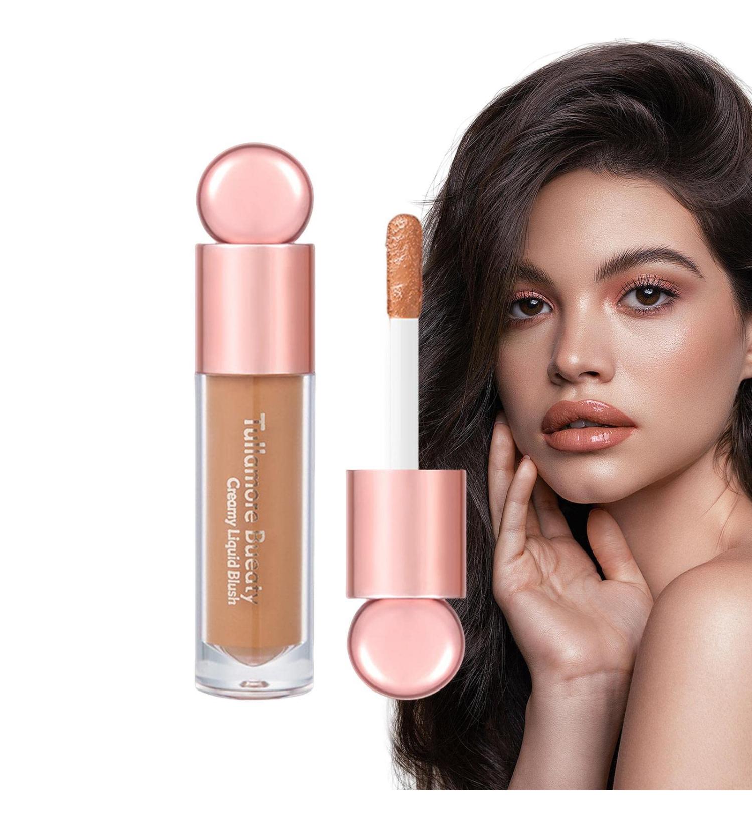 Liquid Blush Highlighter LiquiVelvet Cream Blush for Cheeks - Long Lasting Cheek for Lips Eyes Lips Gift for Girls Women Lady Rianpesn - Buy Online on GoSupps.com