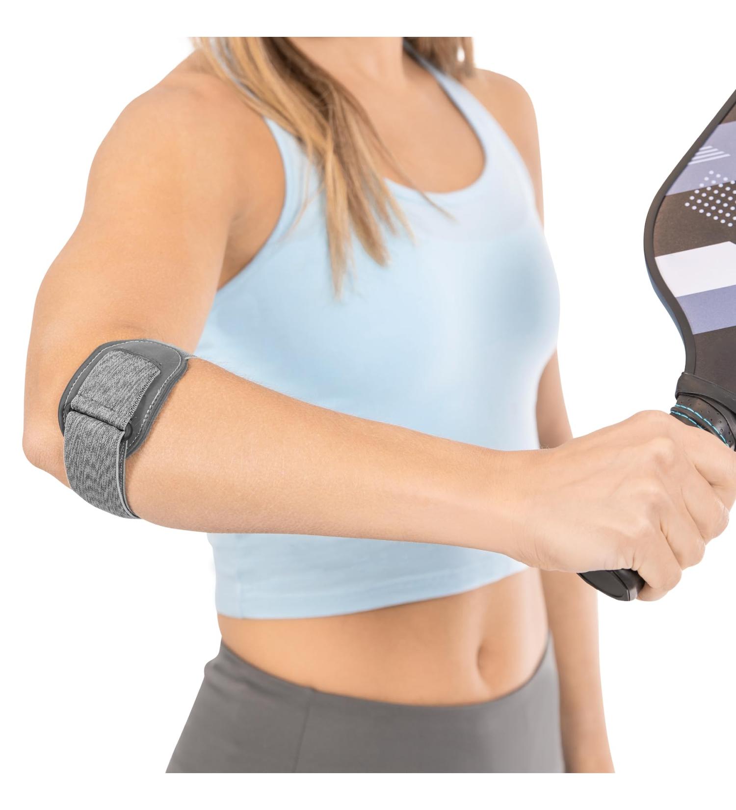 BraceAbility Court Comfort - Tennis Elbow Brace for Men & Women | Sports Elbow Support for Tendonitis Tennis Golf & Pickleball Pain Relief (One Size) - International Shipping Available - Buy Online on GoSupps.com